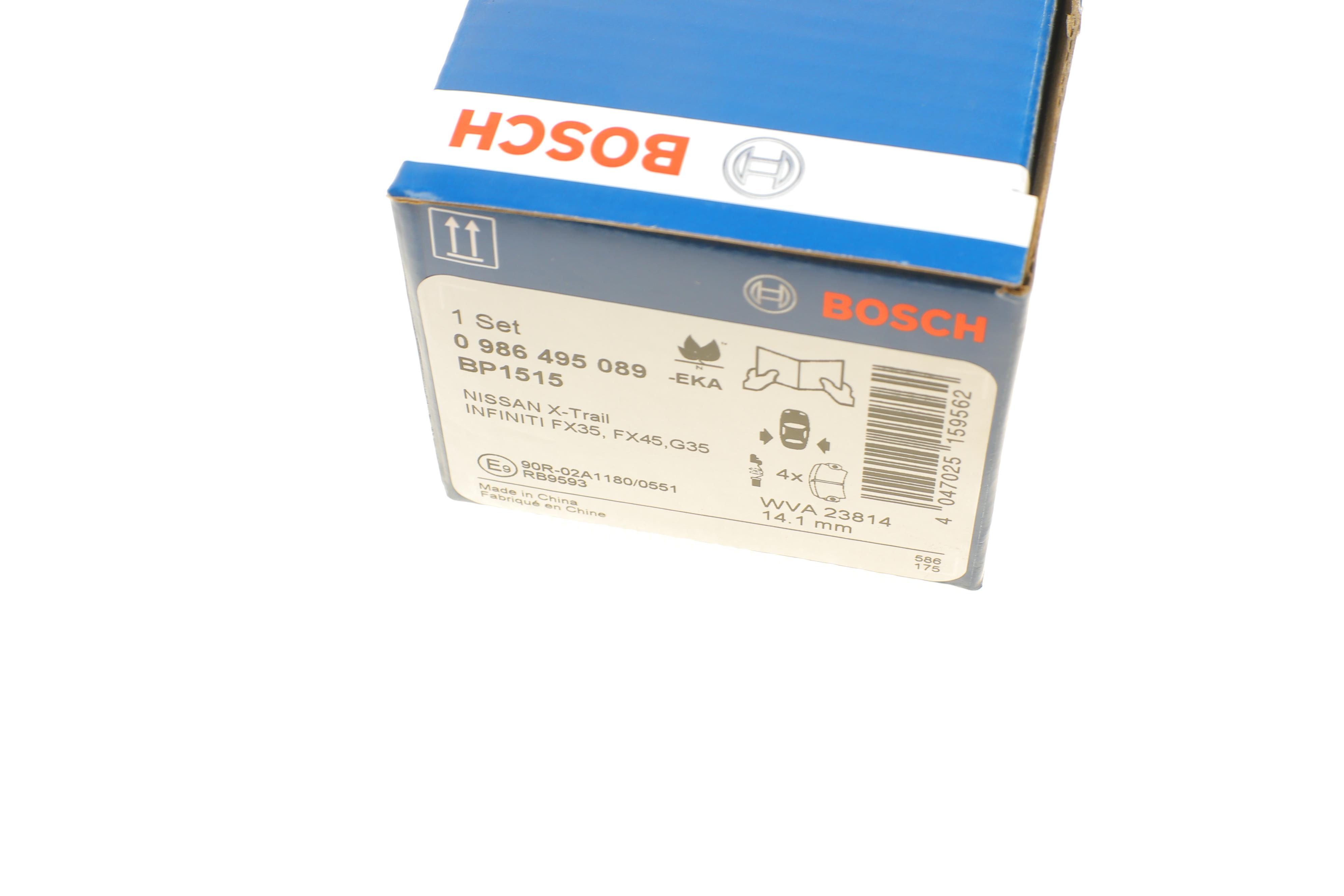 Комплект колодок гальмівних (дискових) (задніх) Nissan Juke/Leaf/Cube 10-/Murano/Teana 08-14/X-Trail/Tiida/Pulsar 13-