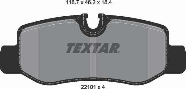 Колодки гальмівні (задні) MB Vito (W447) 14- (Brembo) Q+