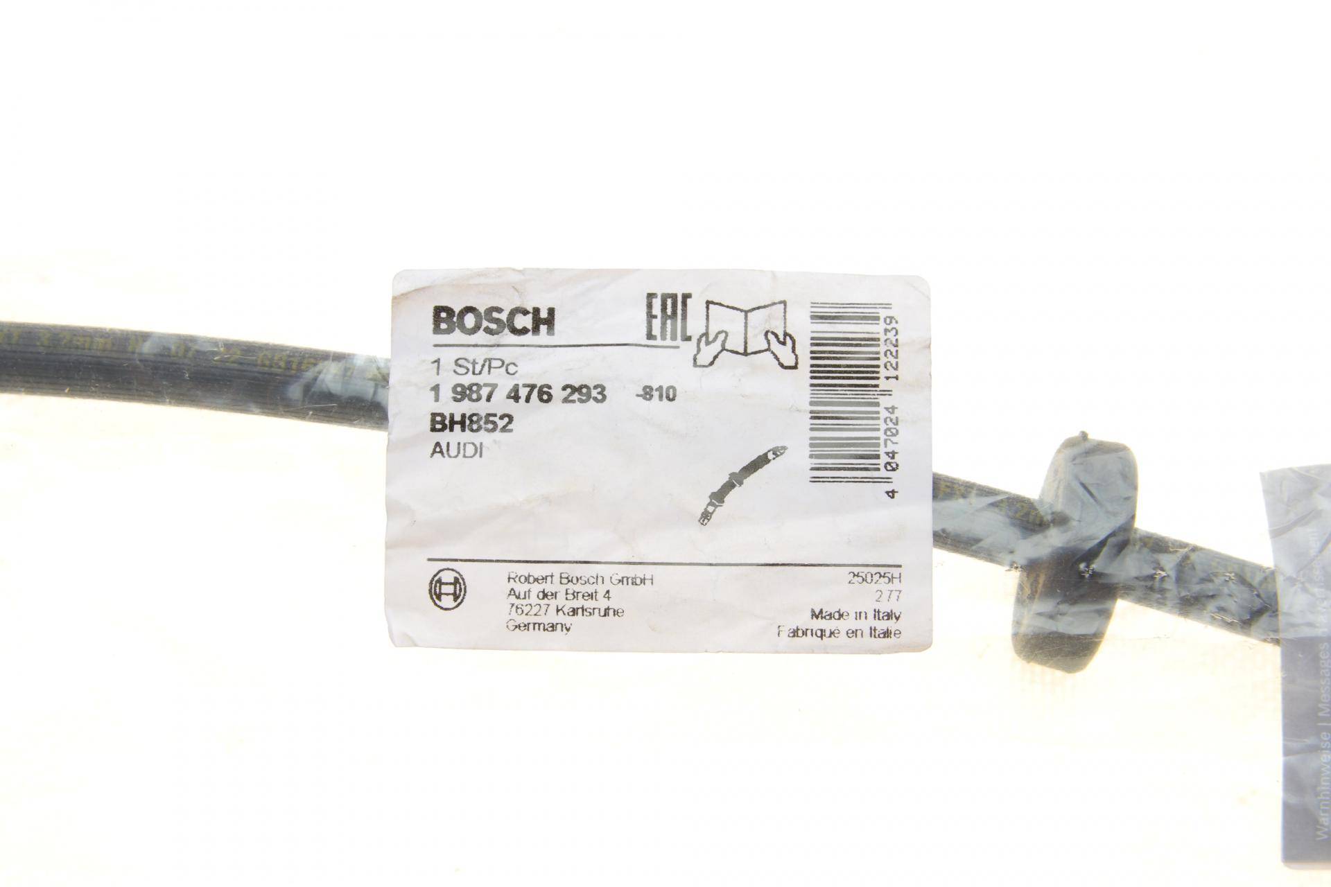 Шланг гальмівний (задній) Audi A6 2.0-4.2/2.0-3.0D 04-11 (L=323mm)