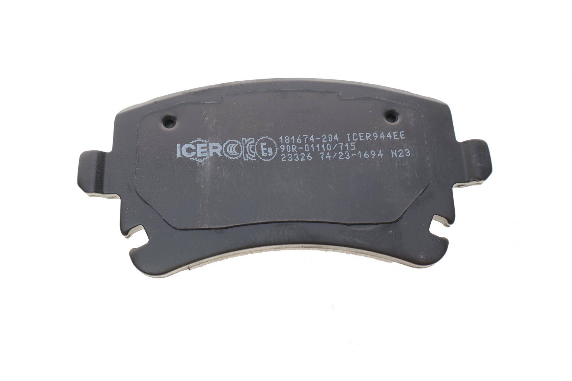 Колодки гальмівні (задні) Audi A3 08-13/A4/A6/A8 02-11/VW T5/Multivan V 03-15