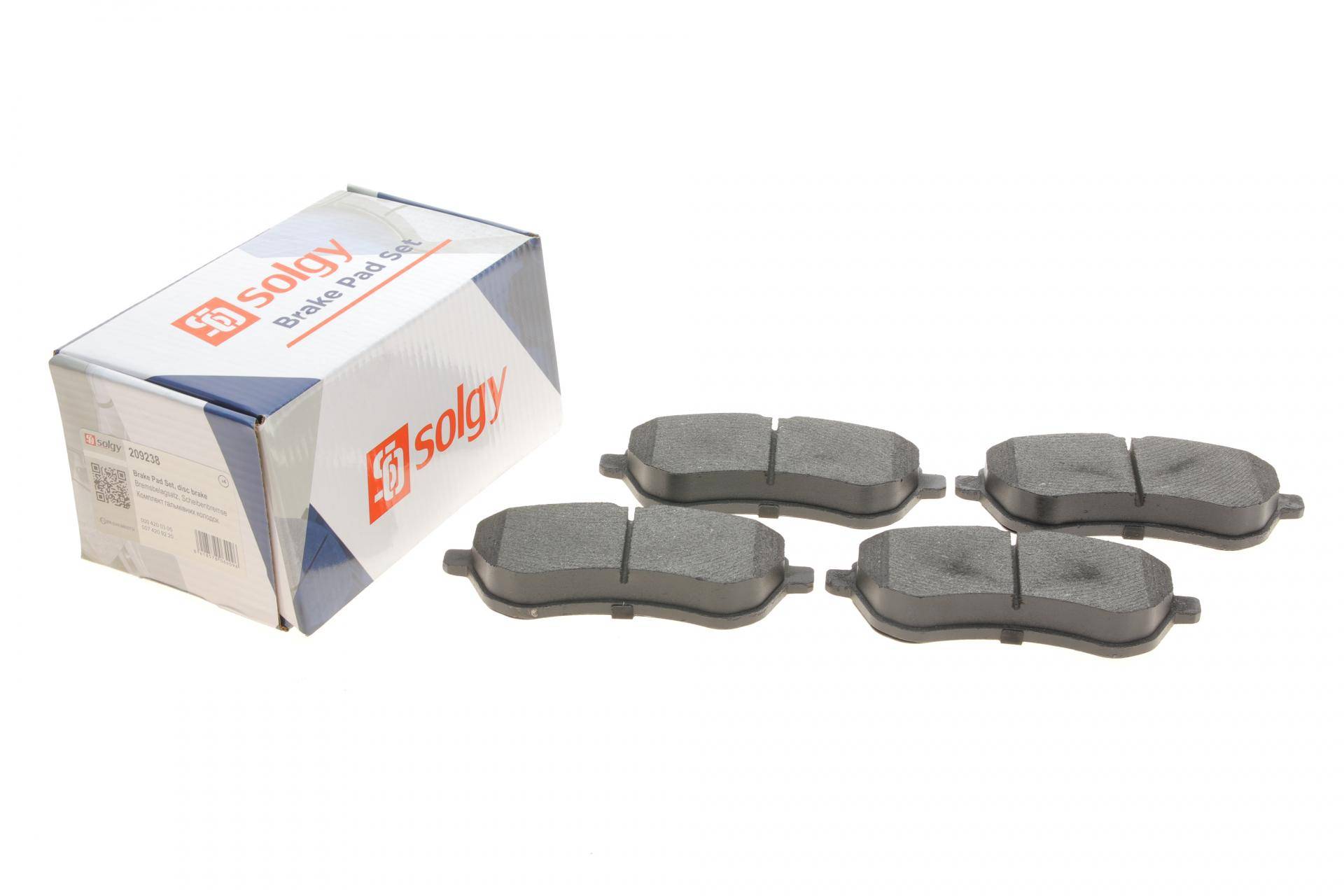 Колодки гальмівні (передні) MB C-class (W204/W205) 07-/E-class (W212) 09-16/SLK (R172) 11-