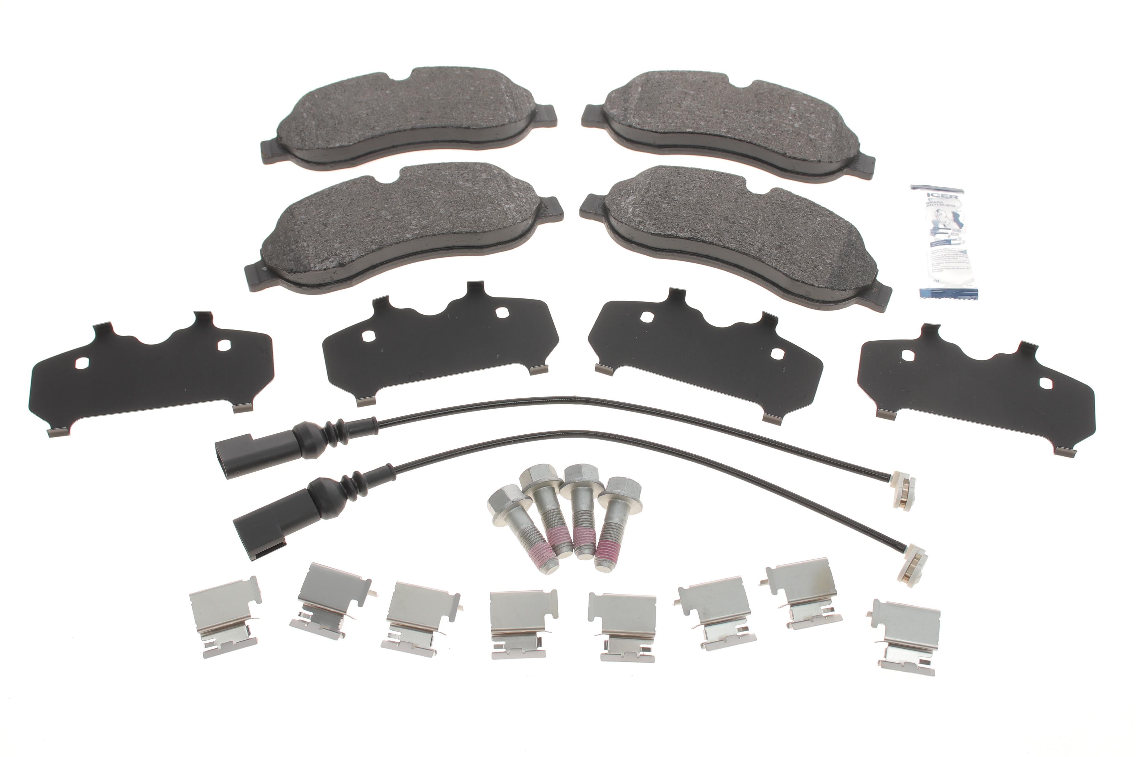 Колодки гальмівні (передні) Ford Tourneo Custom/Transit Custom/Transit V363 12- (+датчики) (спарка)