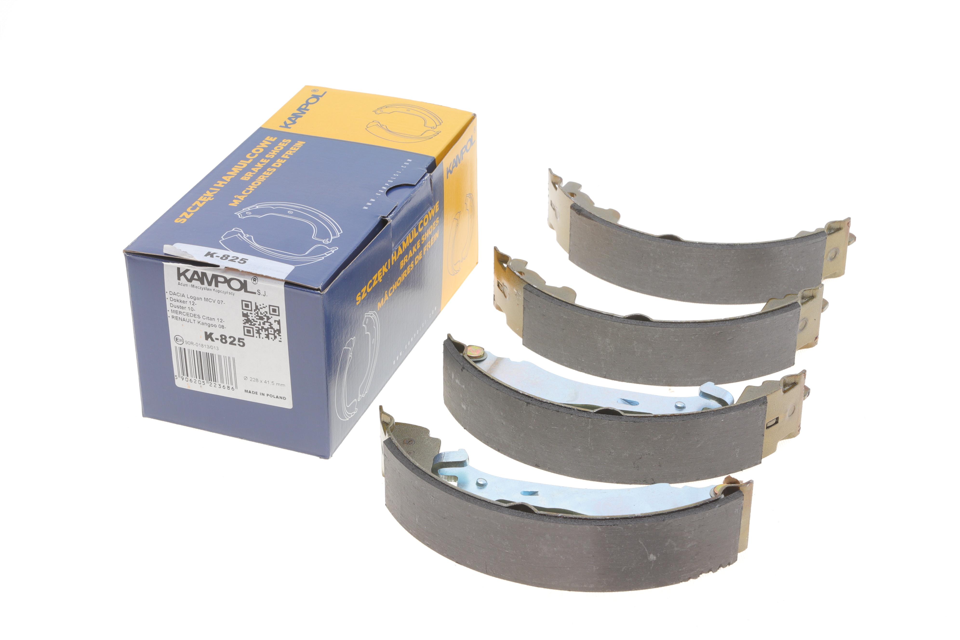 Колодки гальмівні (задні) Renault Kangoo 08- (барабанні) (228x42)