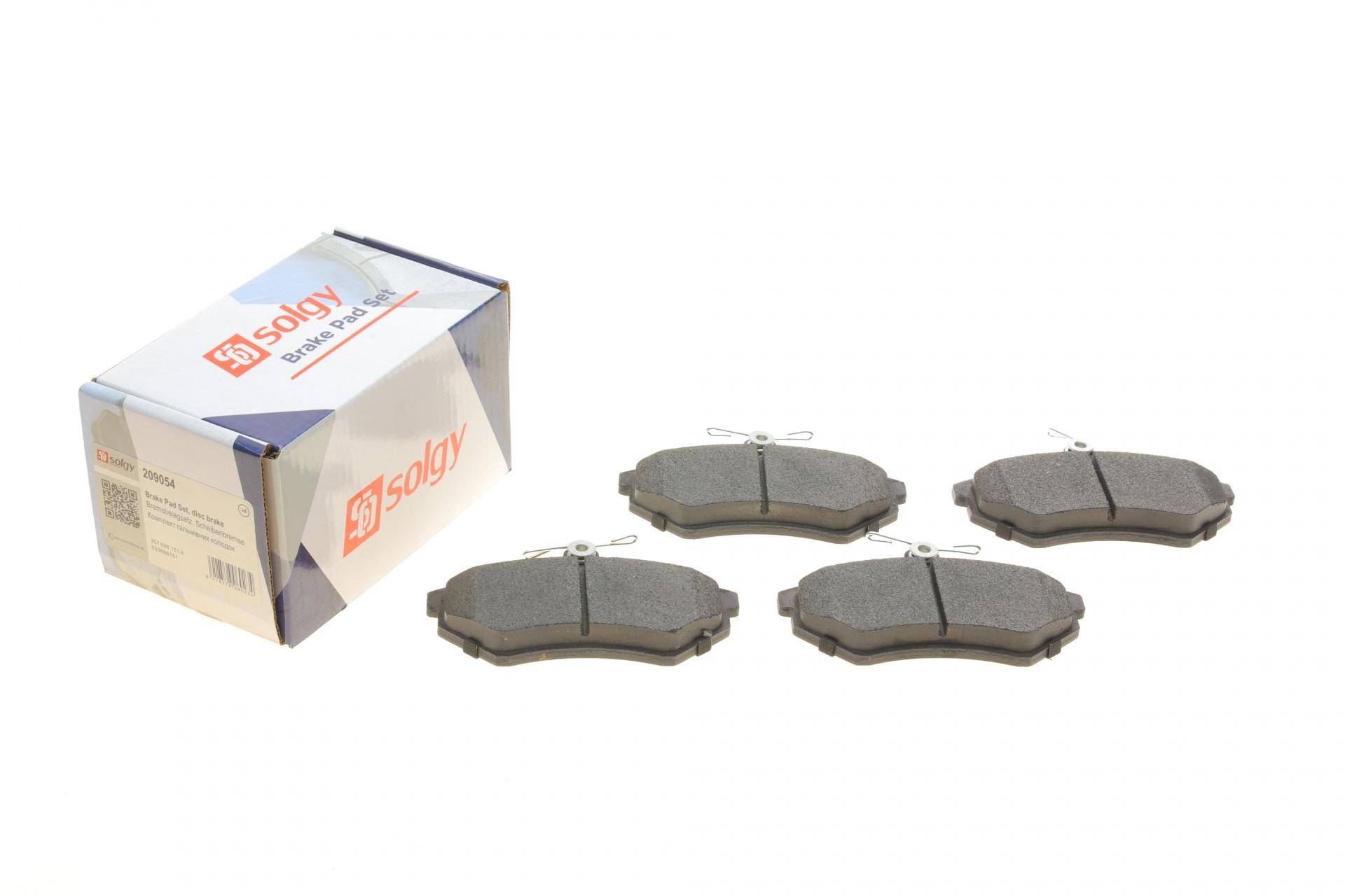 Колодки гальмівні (передні) VW Golf/Passat/Vento 1.4-2.0/1.9TDI -97