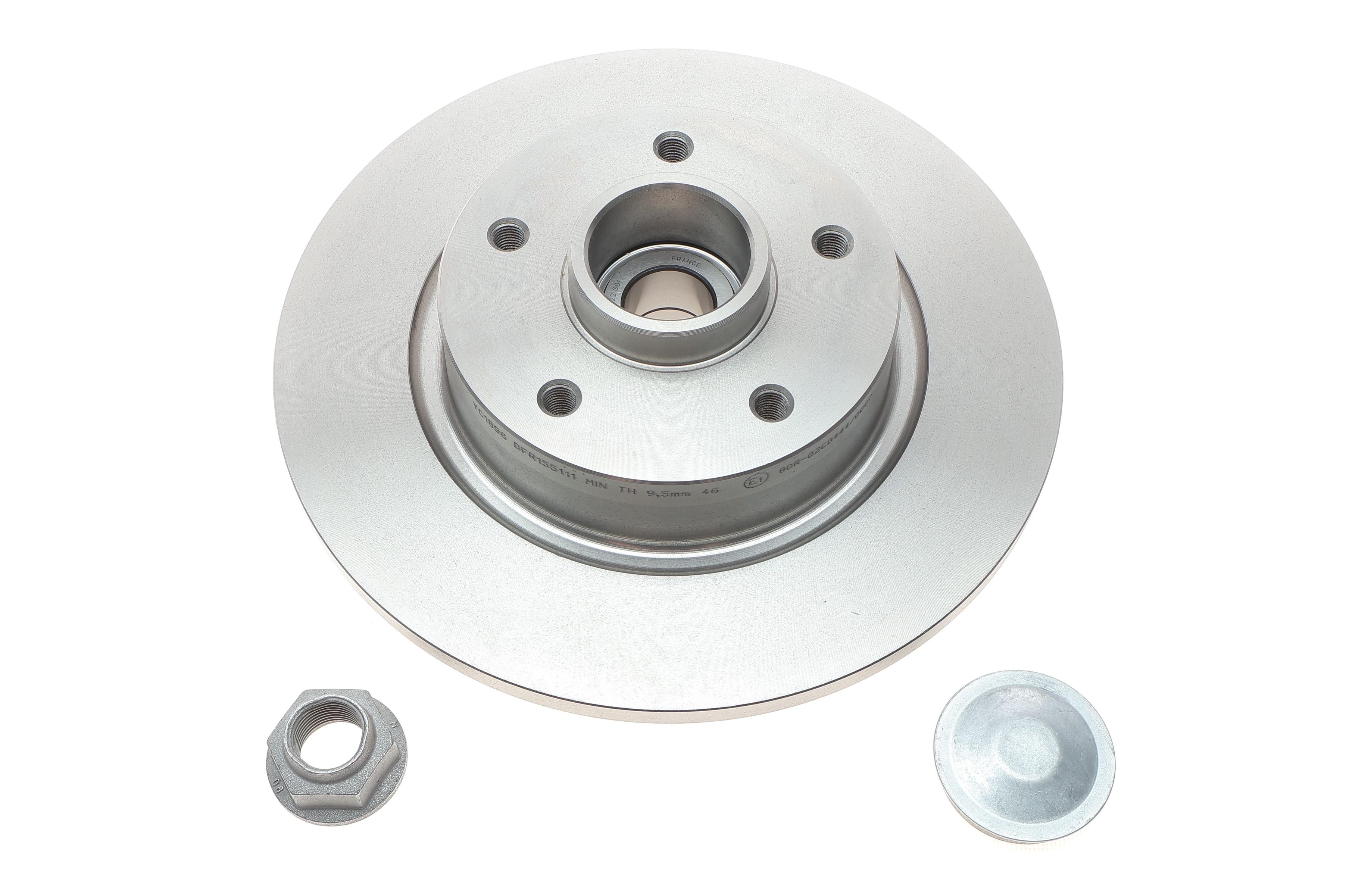 Диск гальмівний (задній) Renault Scenic III 1.2-2.0dCi 09- (274х11) (з підшипником)