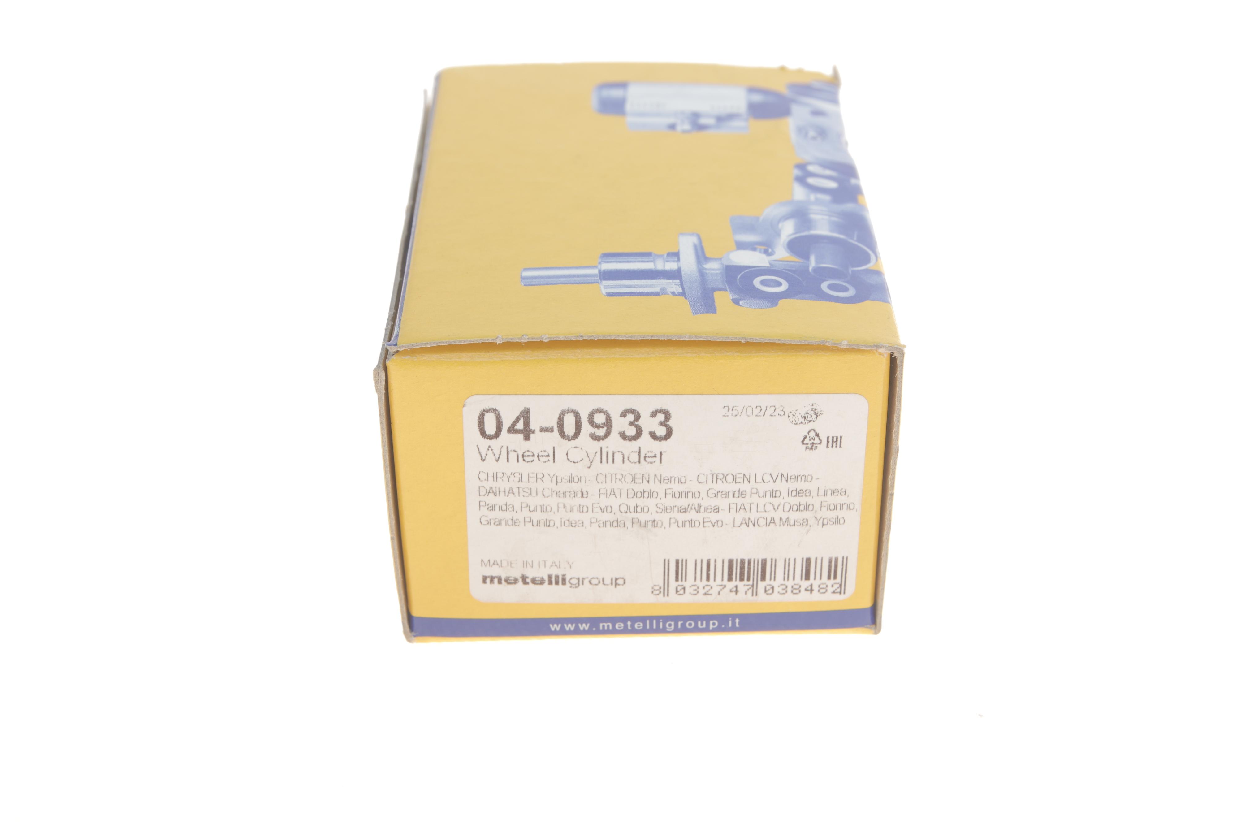 Циліндр гальмівний (задній) Citroen Nemo/Fiat Panda/Fiorino/Punto/Qubo 07-/Doblo 01-/Opel Combo 12-