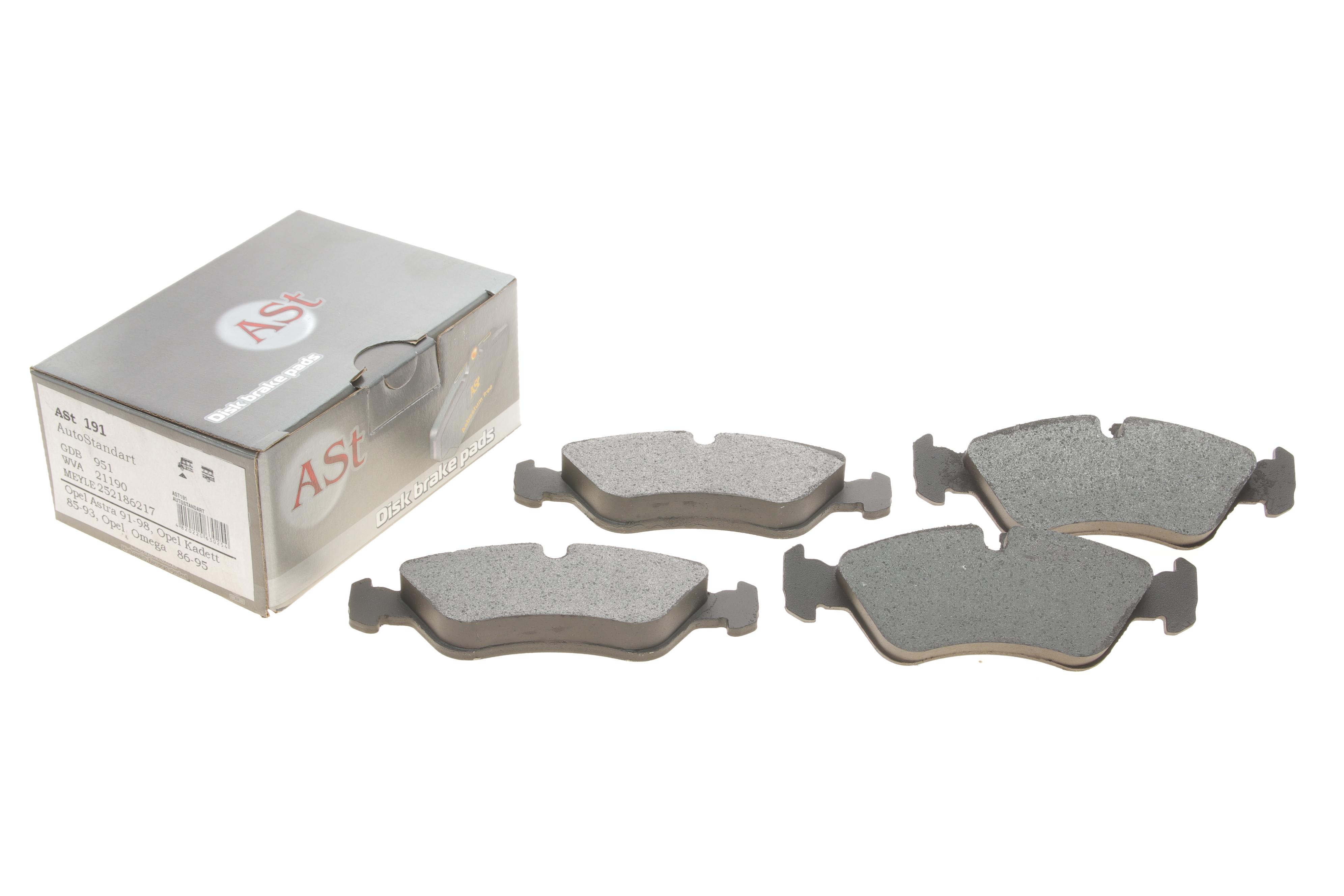 Колодки гальмівні (передні) Opel Astra F/Vectra -03