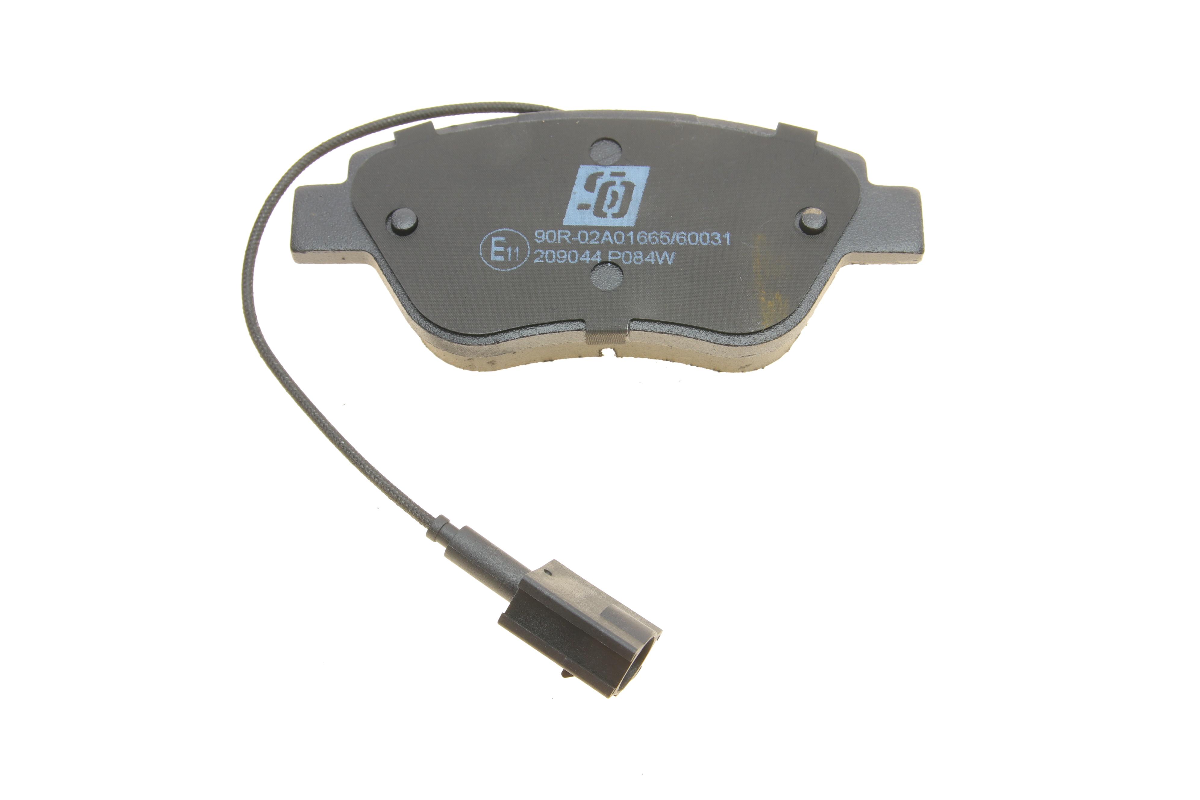 Колодки гальмівні (передні) Fiat Doblo/Citroen Nemo/Peugeot Bipper 08- (Bosch) (з датчиком)