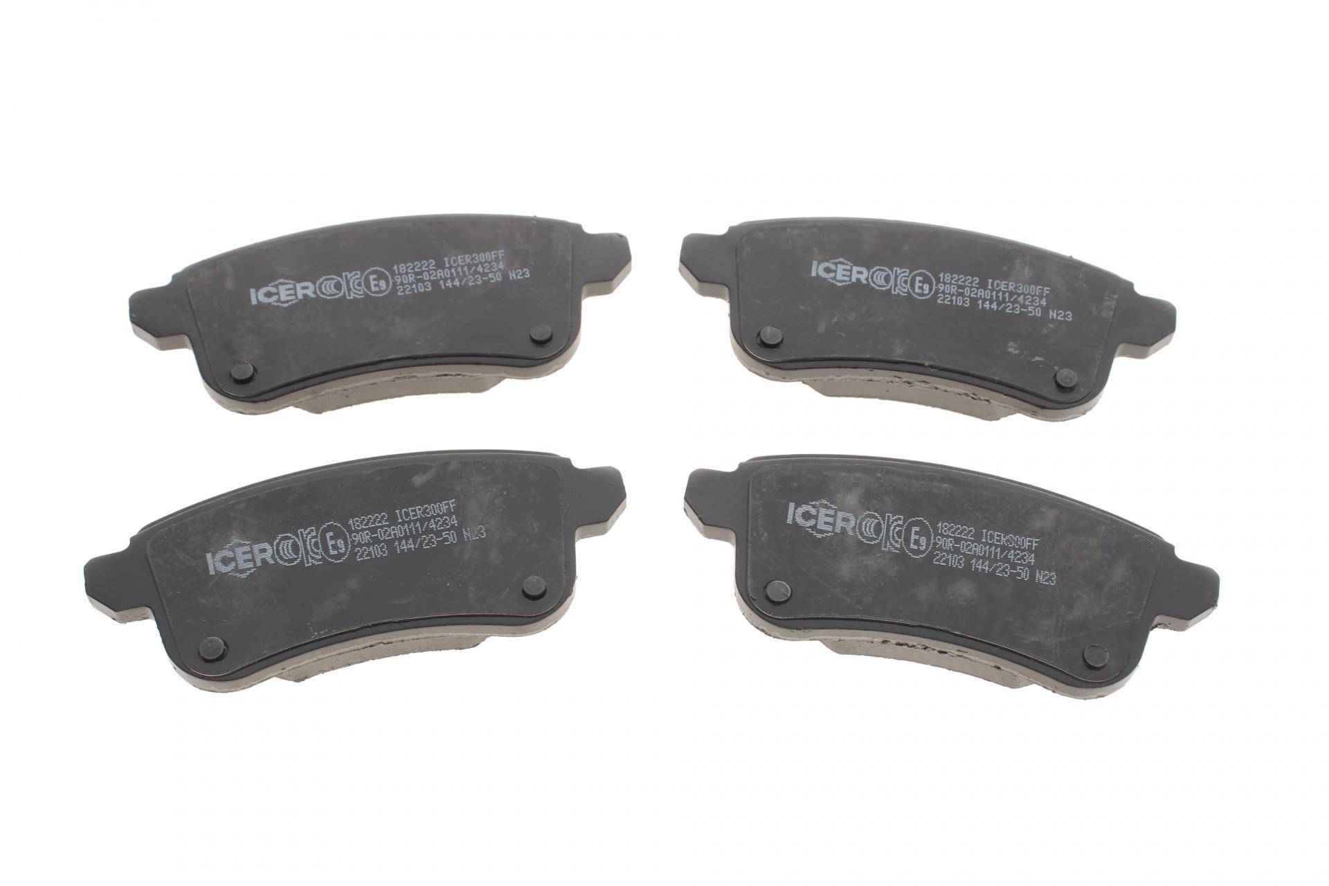 Колодки гальмівні (задні) Renault Scenic III/Grand Scenic III 09-