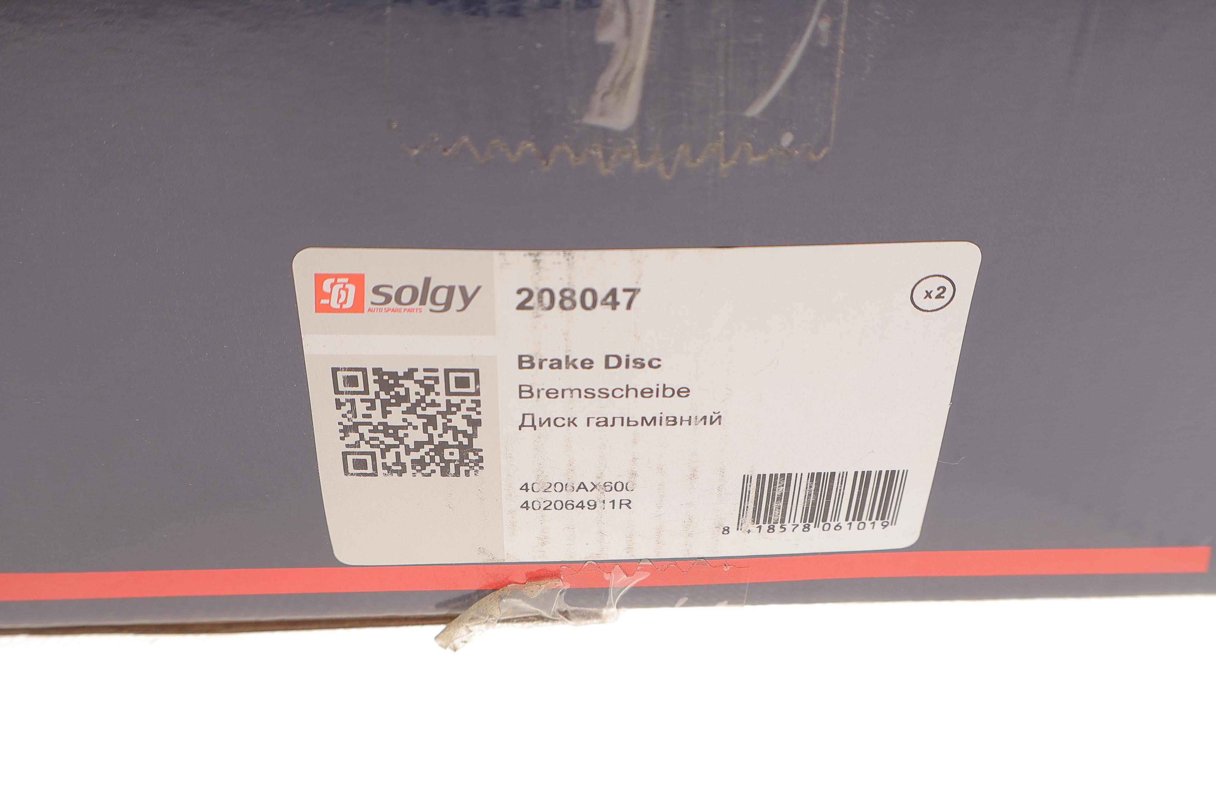 Диск гальмівний (передній) Renault Megane II/Clio II/III 1.2-1.5 dCI 02- (260x22)