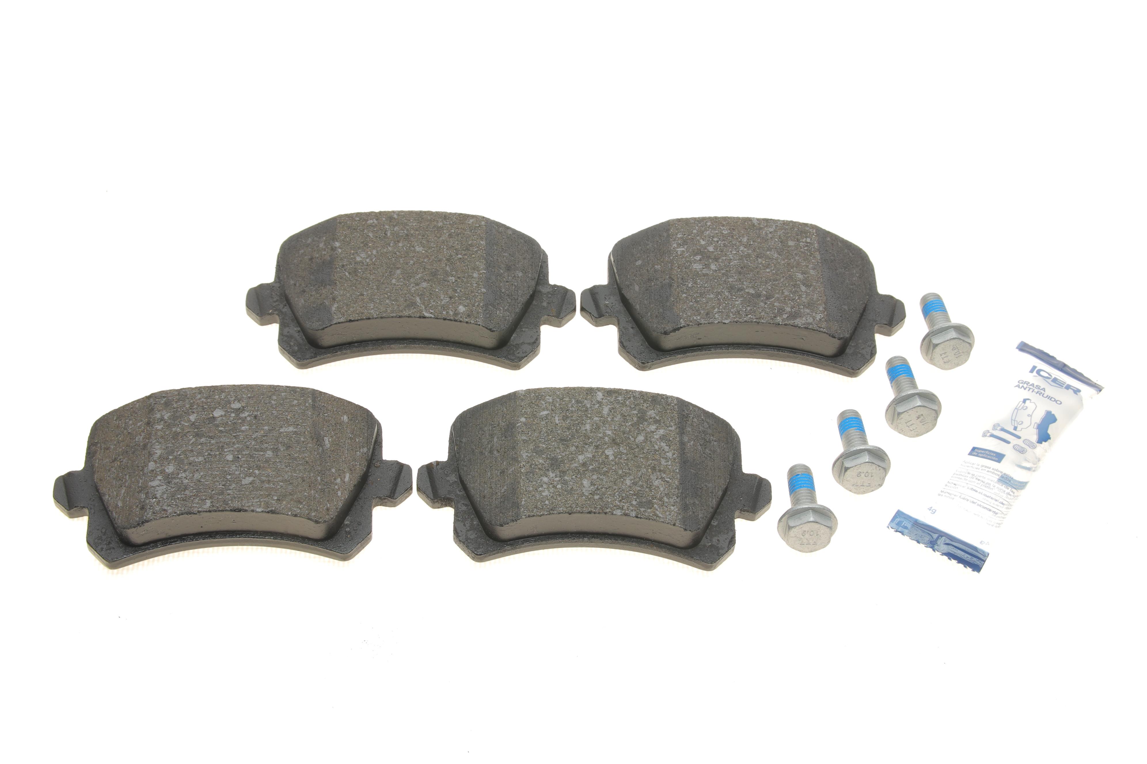 Колодки гальмівні (задні) Audi A6 05-18/Q3/Skoda Octavia 12-/VW Passat B6-B8/Tiguan 05-/Sharan 10-