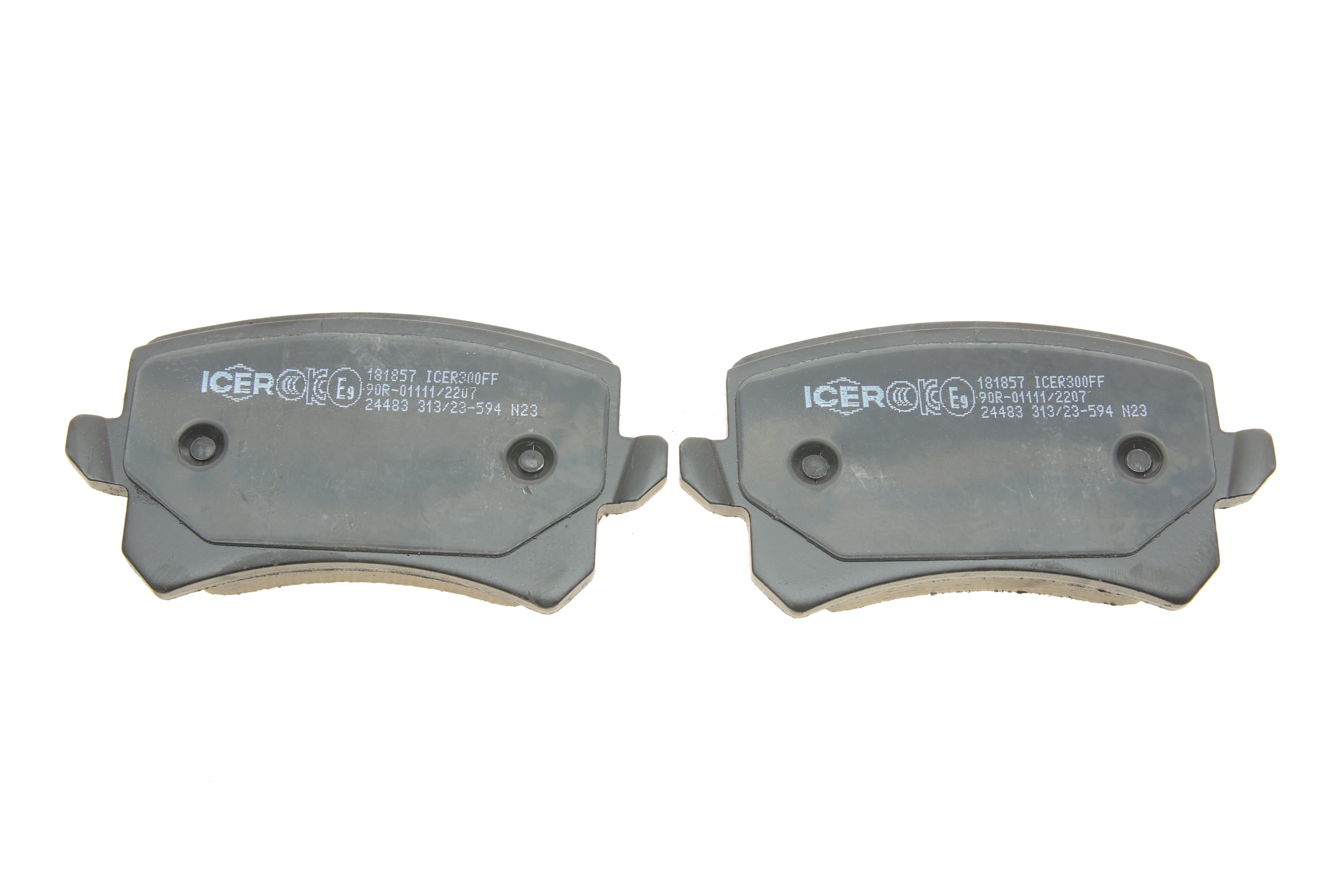 Колодки гальмівні (задні) Audi A6 05-18/Q3/Skoda Octavia 12-/VW Passat B6-B8/Tiguan 05-/Sharan 10-