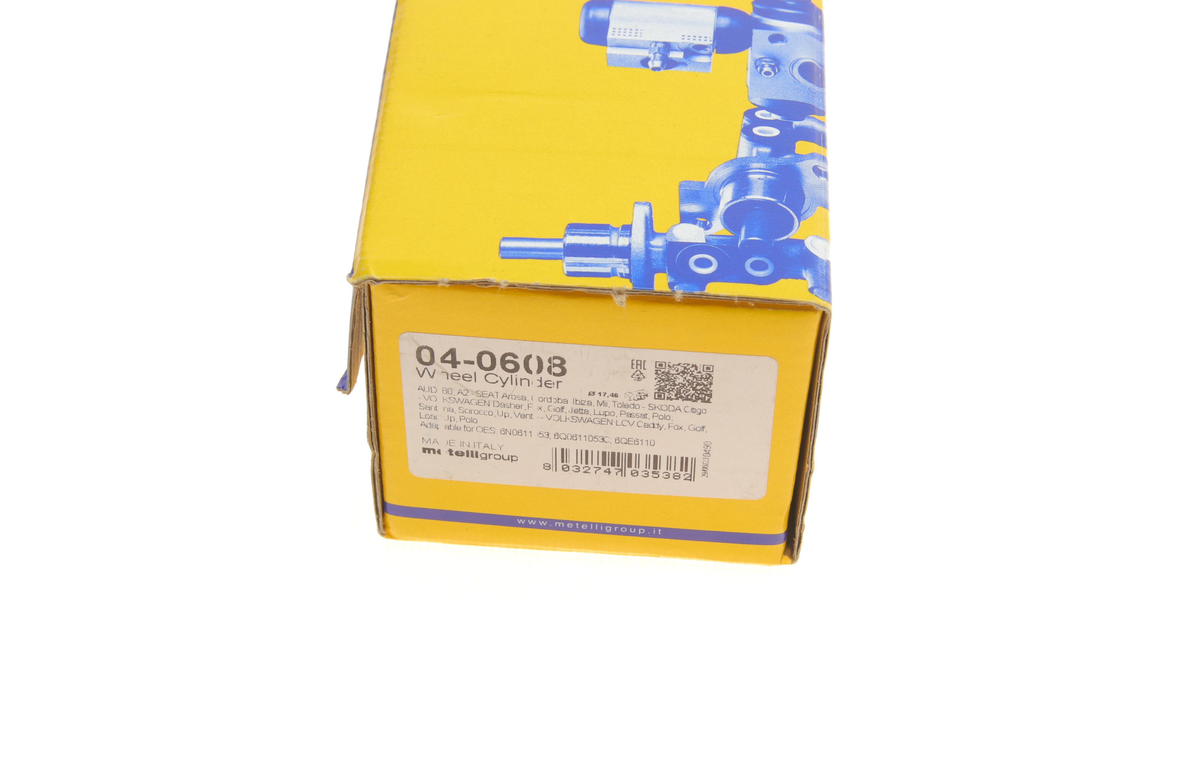 Циліндр гальмівний (задній) Audi 80/100/VW Golf 74-98/Polo 75-12/Seat Ibiza 93-09/Skoda Citigo 11-19