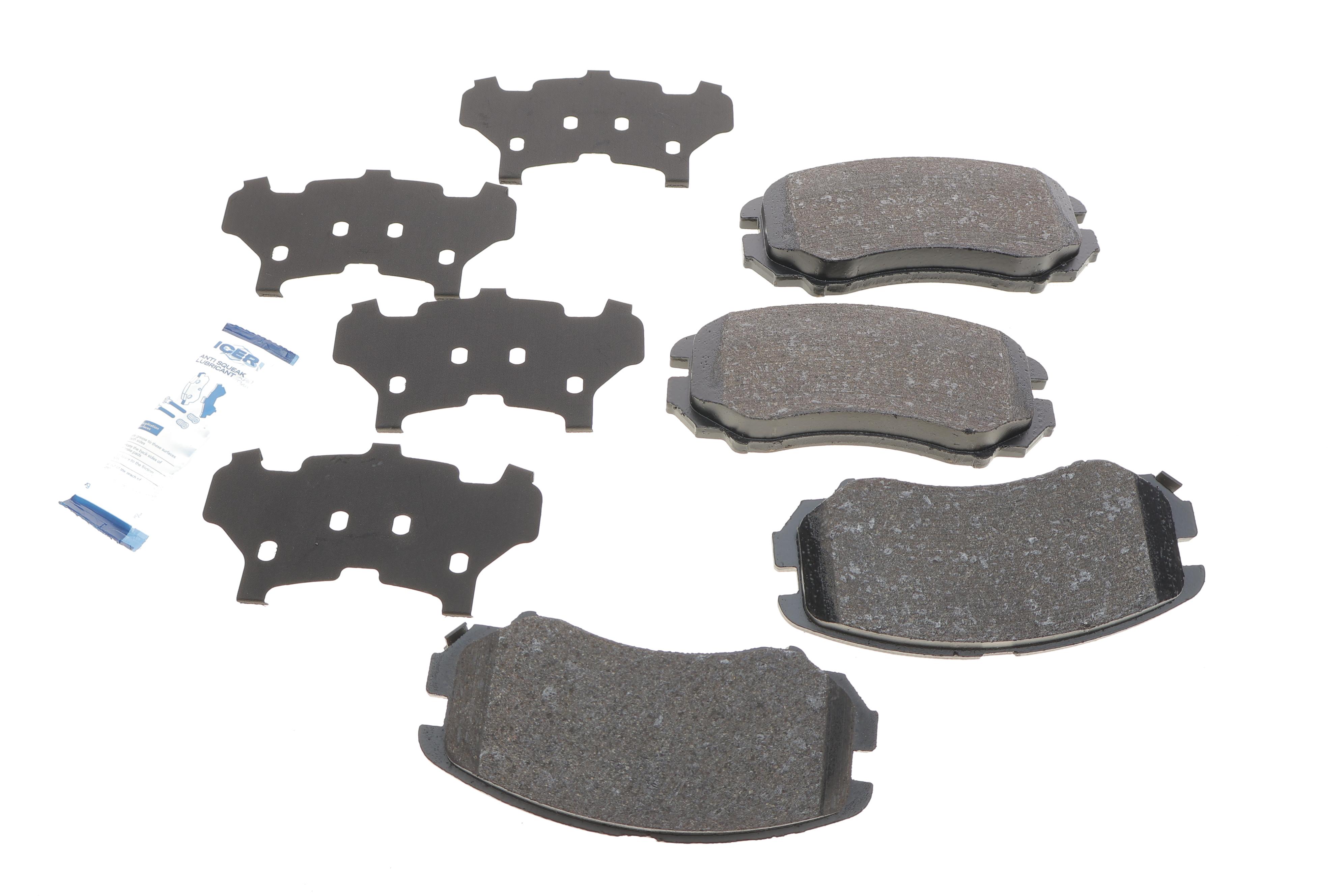 Колодки гальмівні (передні) Hyundai Sonata/Elantra 01-11/ix20 10-/Tucson/Kia Sportage/Carens 04-