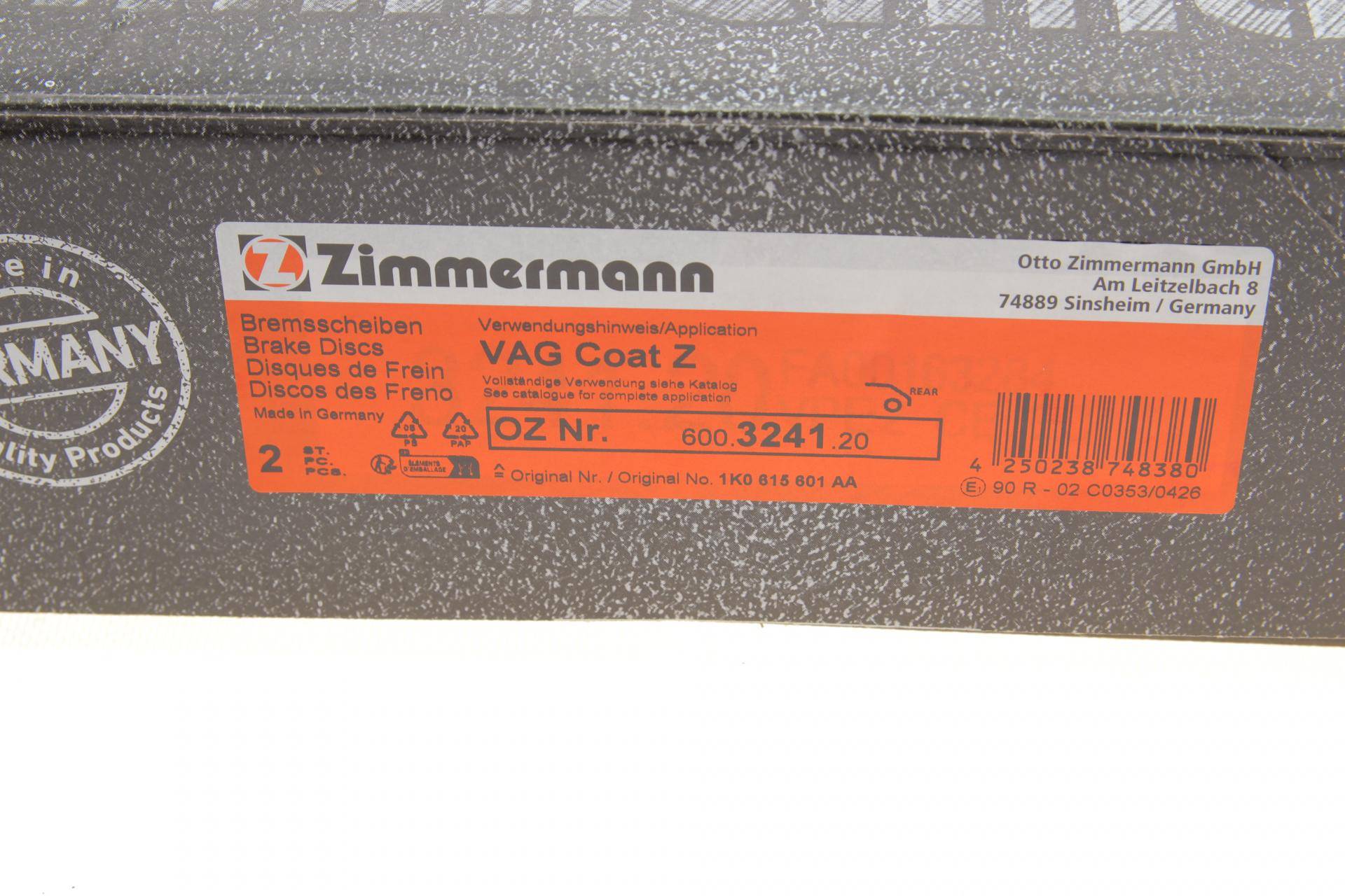 Диск гальмівний (задній) VW Caddy 03- (272x10) (з покриттям) (повний)