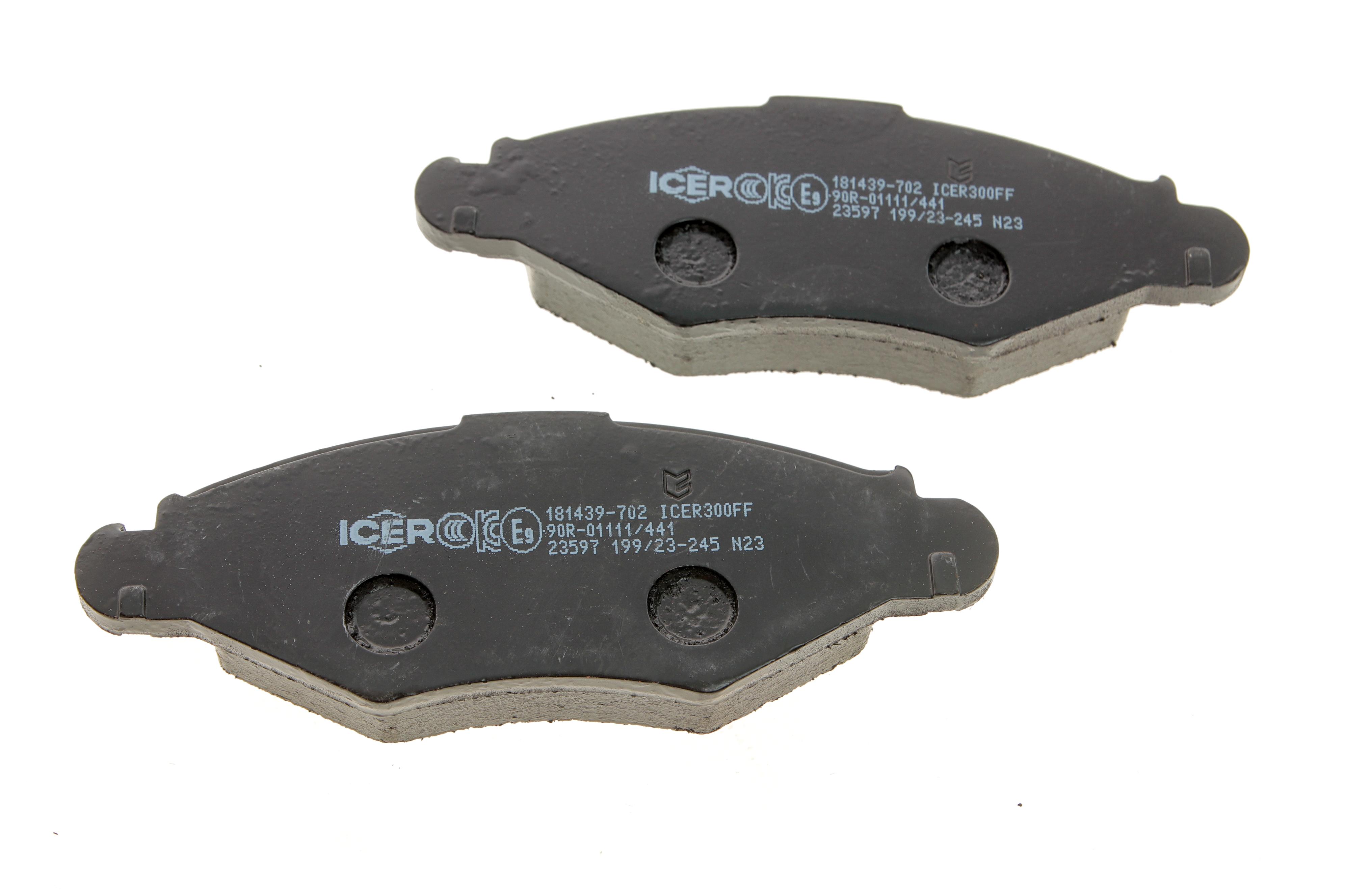 Колодки гальмівні (передні) Peugeot 206 98-/Peugeot 206+ 09-13/Peugeot 306 93-01