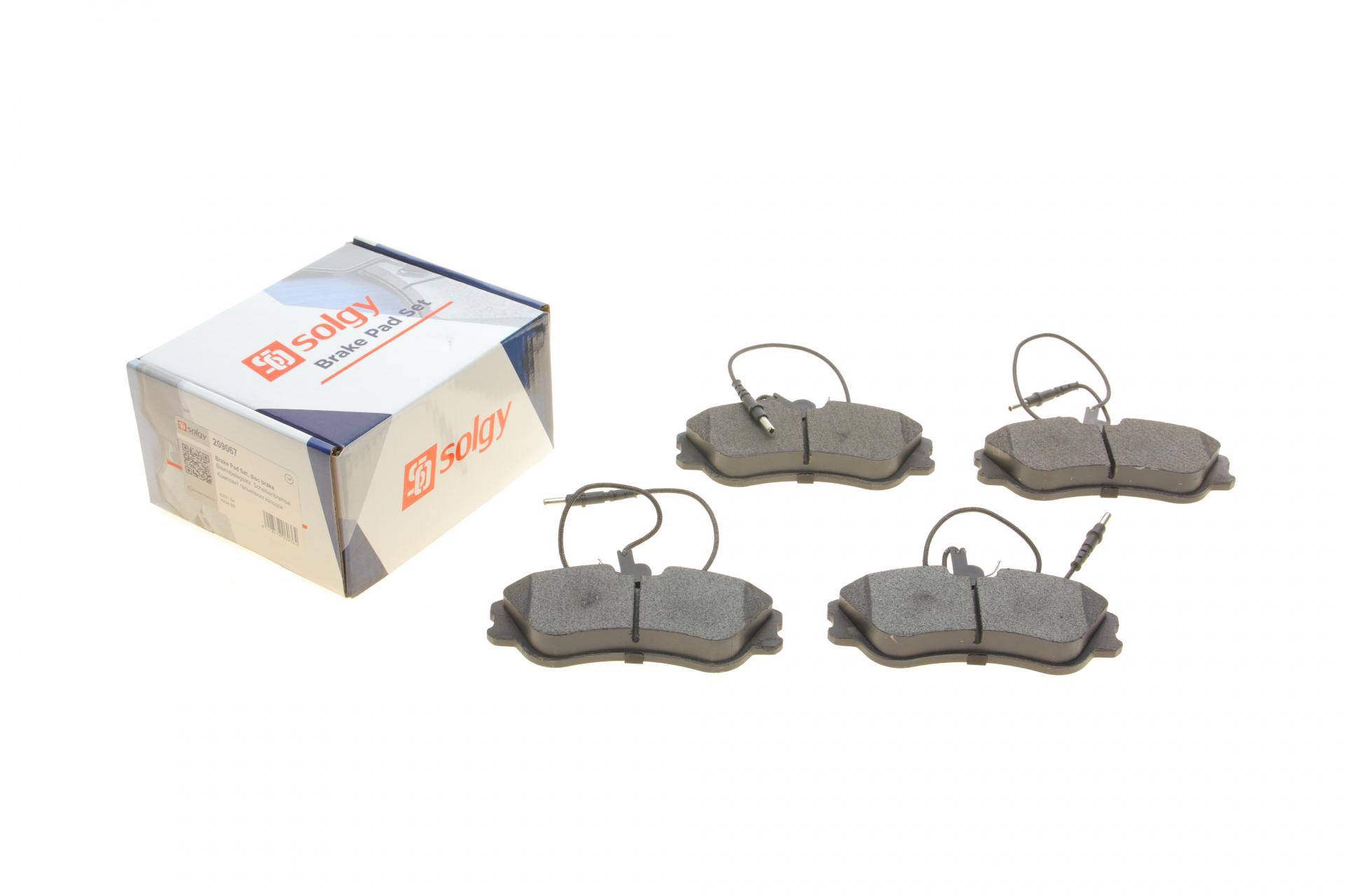 Колодки гальмівні (передні) Citroen Berlingo/Peugeot Partner 96- (Lucas) (з датчиками)