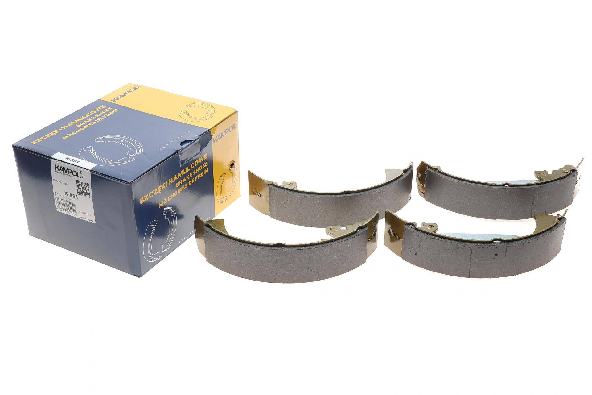 Колодки гальмівні (задні) Toyota Hilux 05- (барабанні) (300x62)