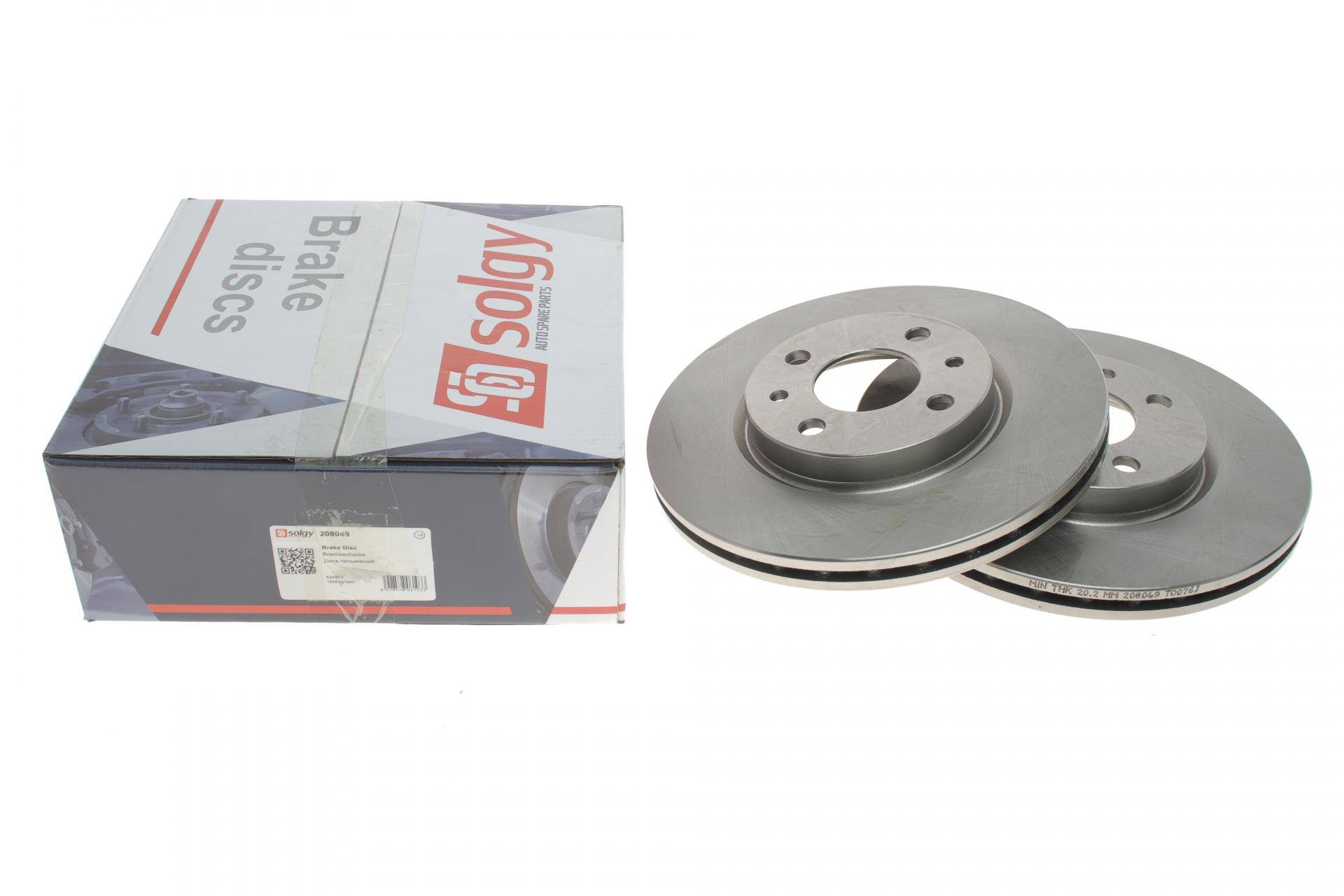 Диск гальмівний (передній) Citroen Nemo/Peugeot Bipper 08- (257x22)