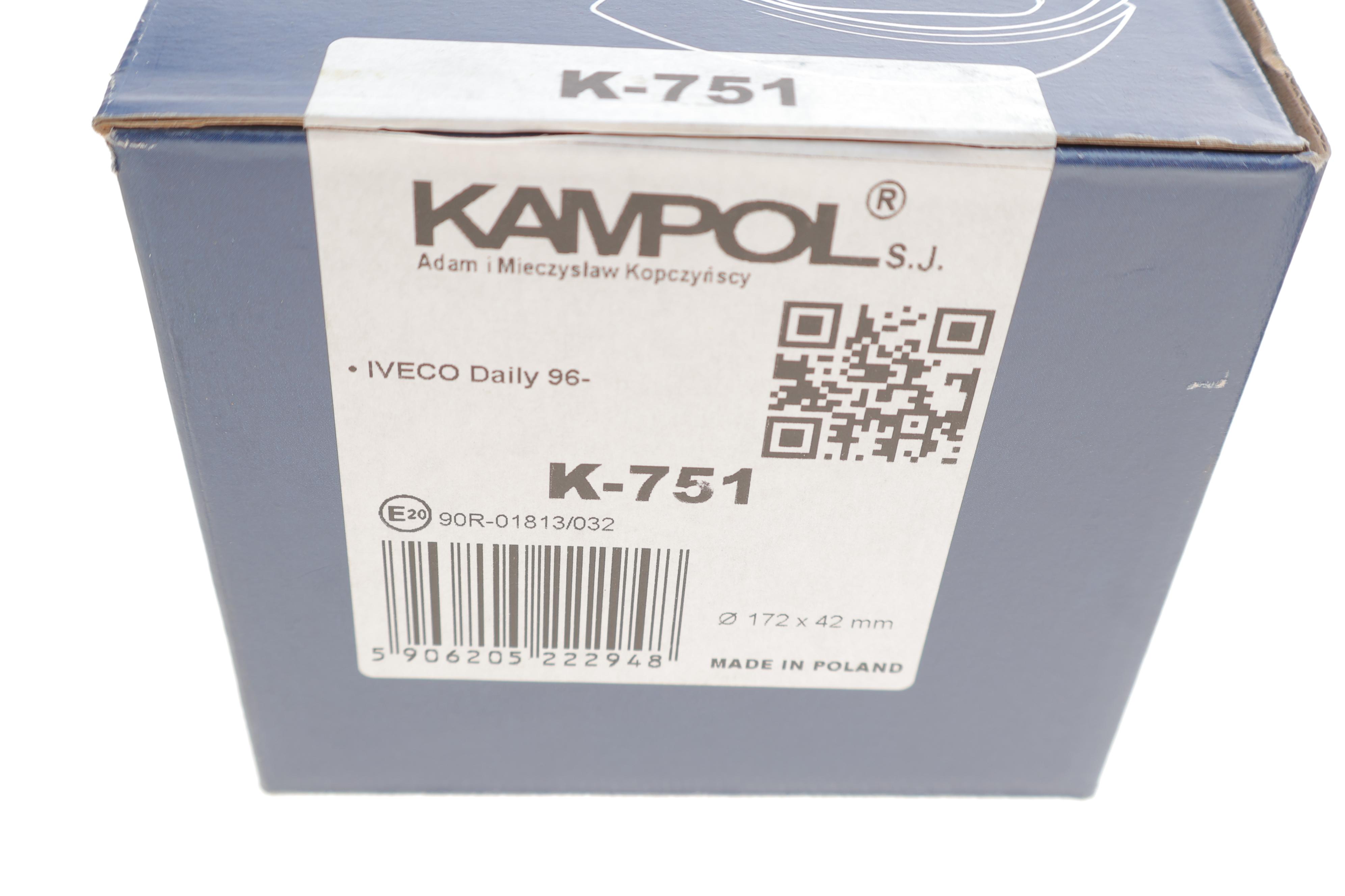 Колодки ручника Iveco Daily 78- (172x41)