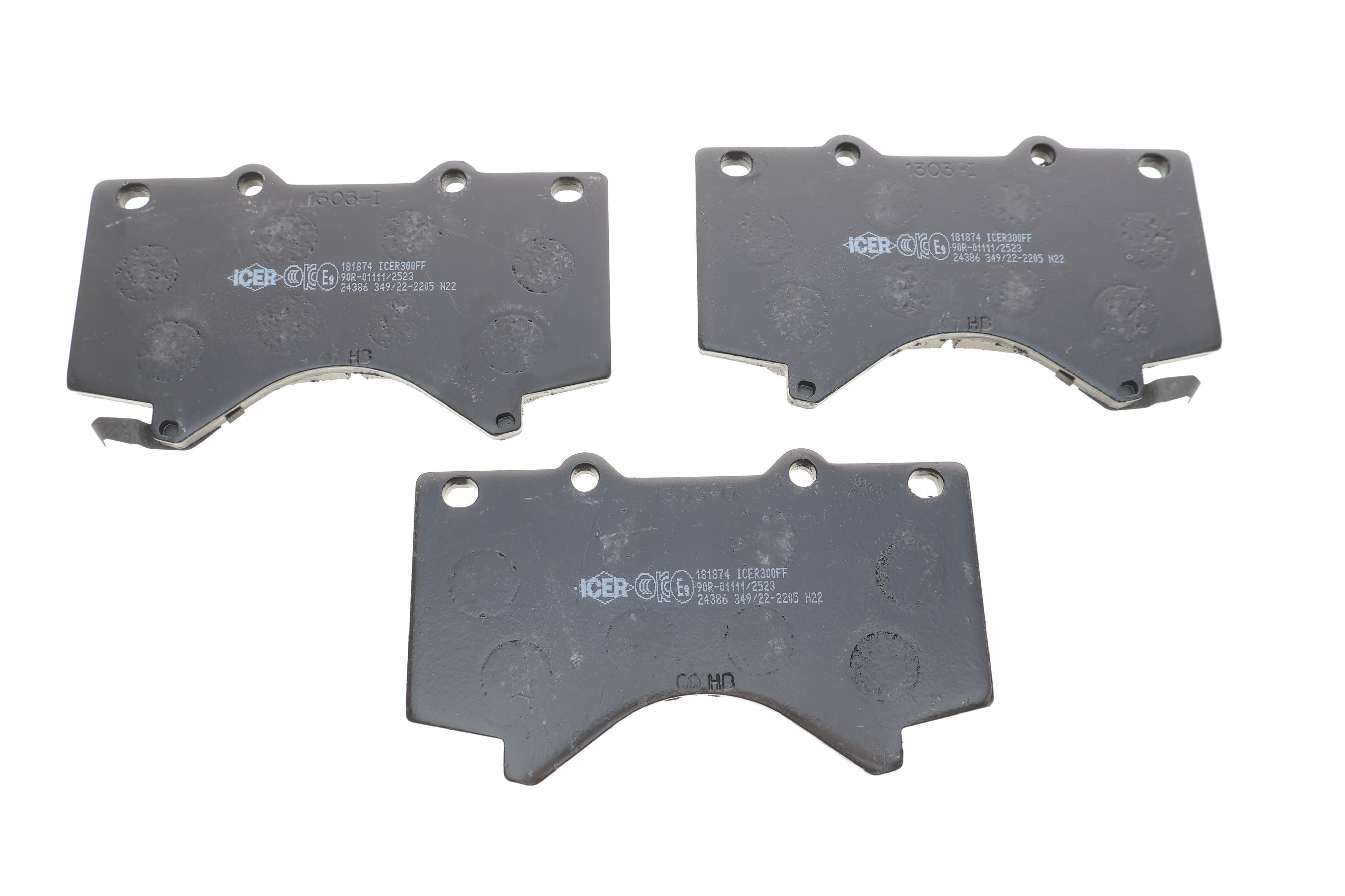 Колодки гальмівні (передні) Toyota Land Cruiser Prado 09-/200/Sequoia/Tundra/Lexus LX 07-