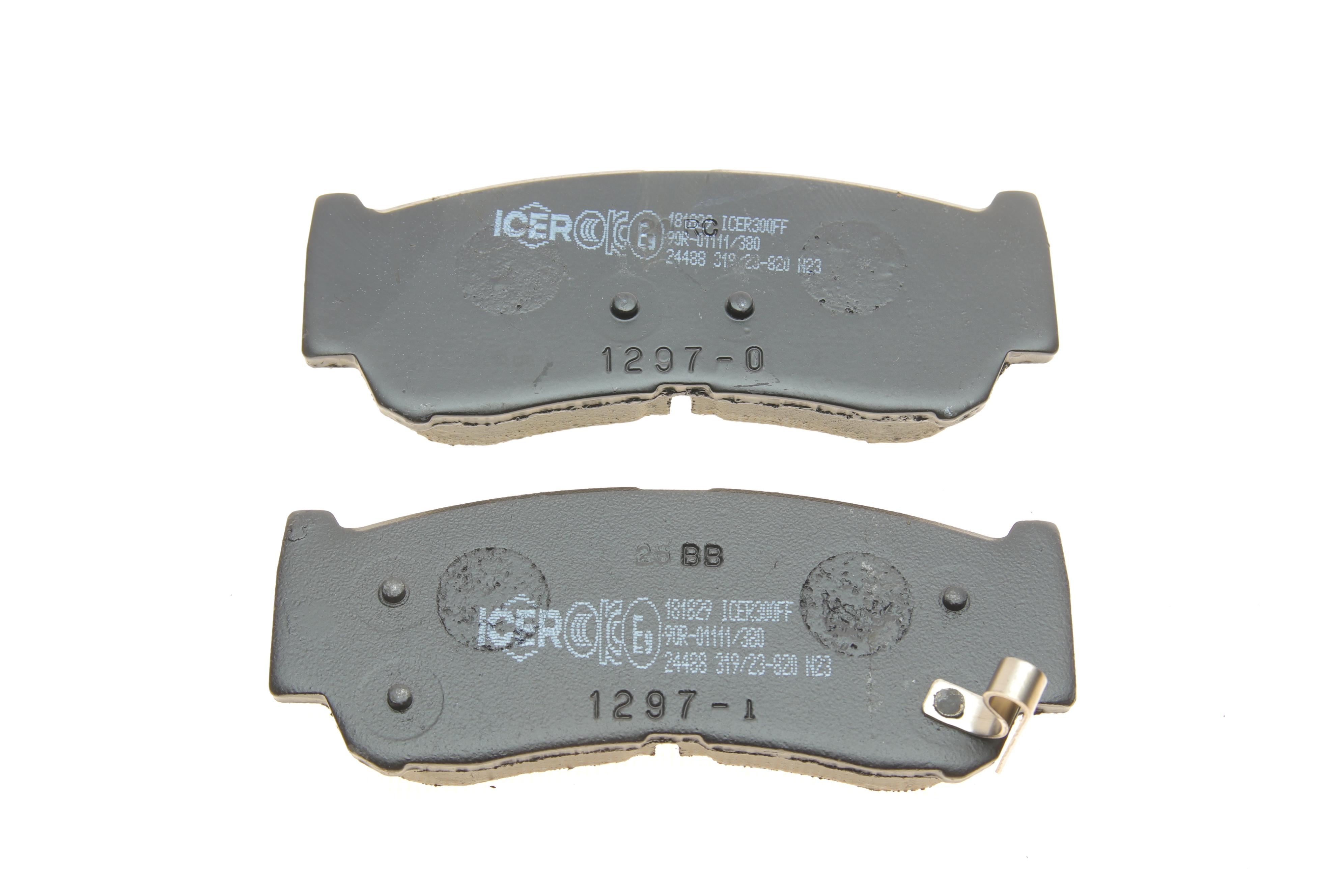 Колодки гальмівні (задні) Hyundai Santa Fe II 06-12/H-1 01-07