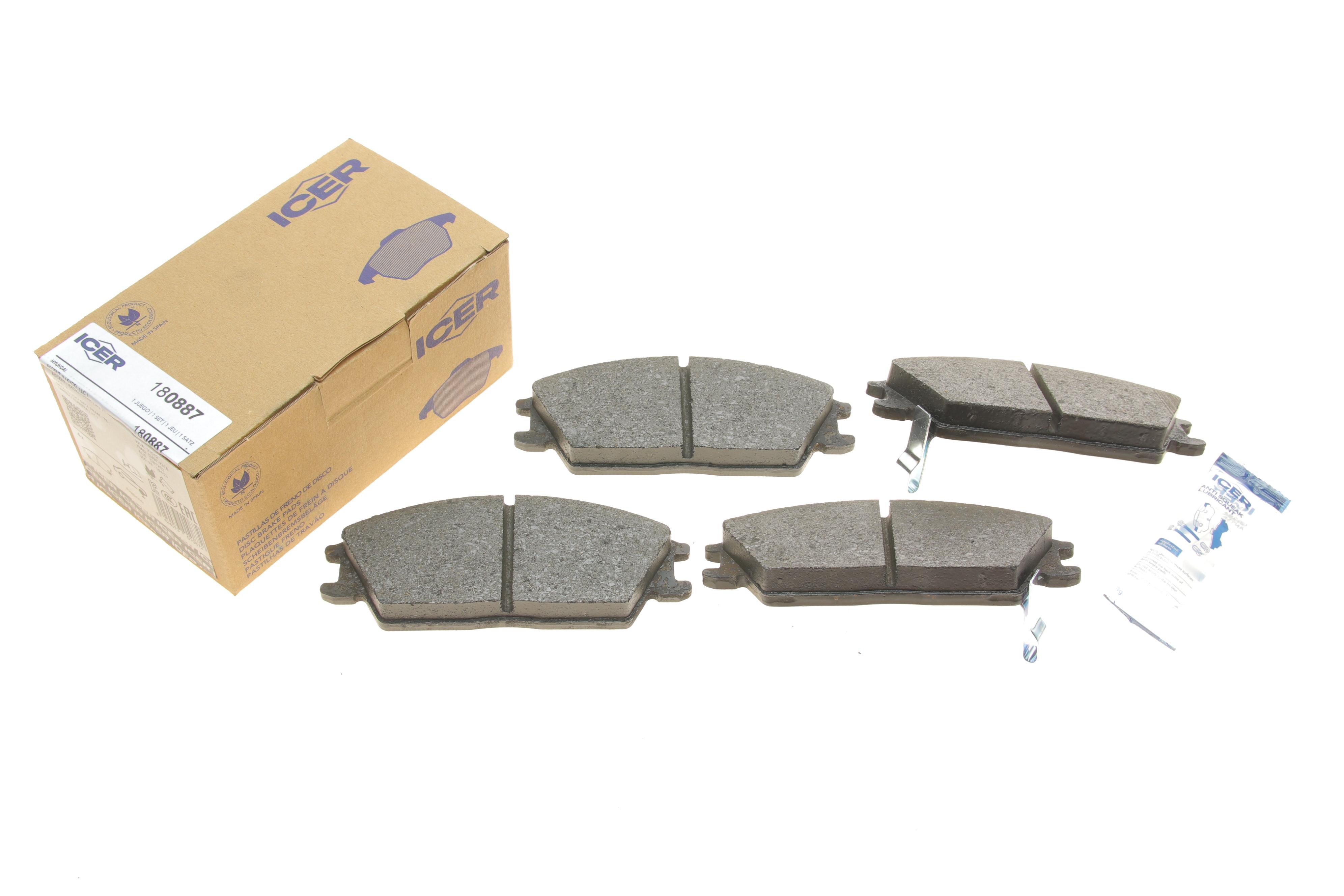 Колодки гальмівні (передні) Hyundai Accent I/II 94-05/Getz 02-10/Elantra 90-00/Pony 85-95