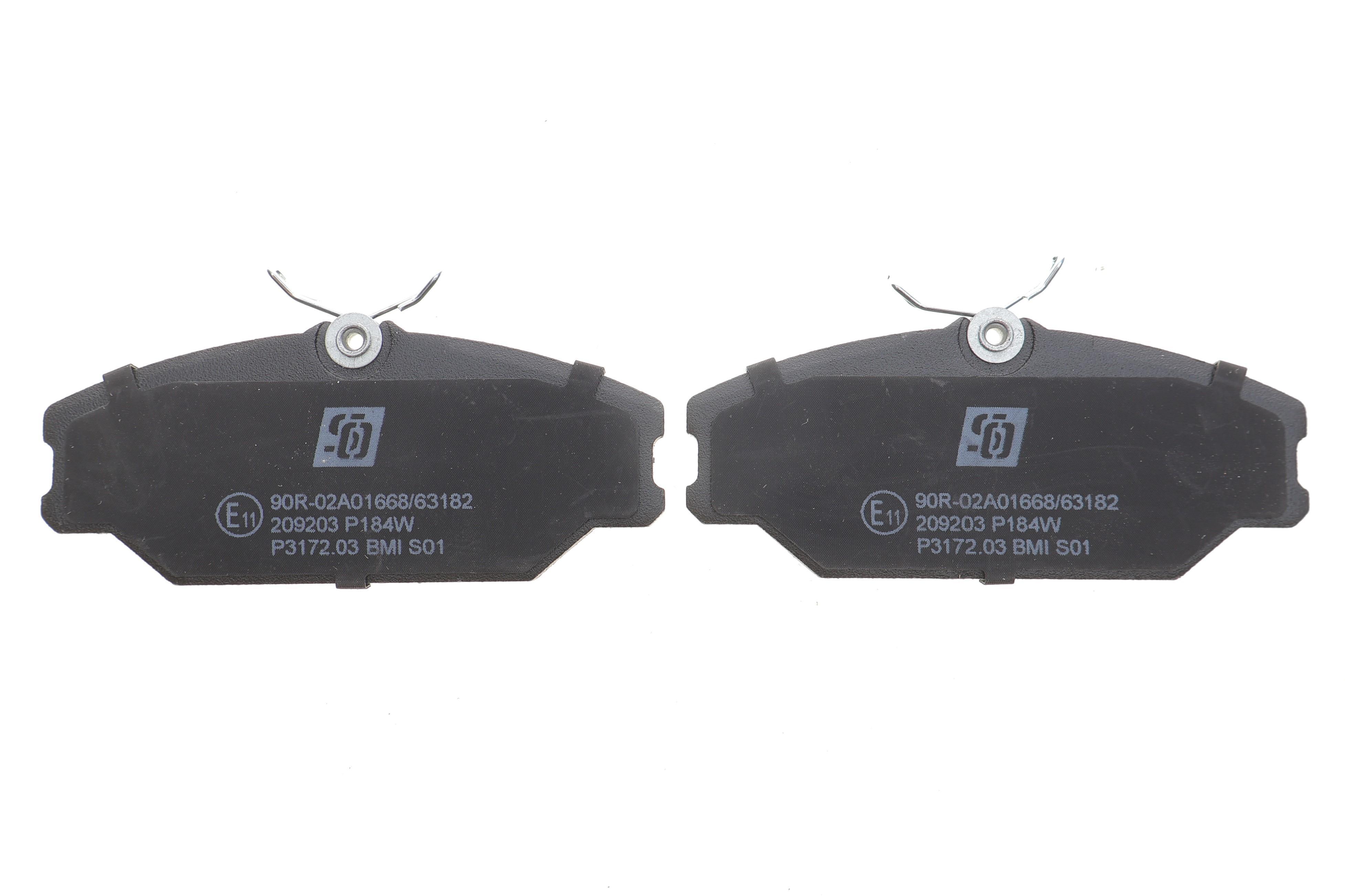 Колодки гальмівні (передні) Renault Clio II 00-09/Laguna 93-01/Megane/Scenic/Safrane 96-03