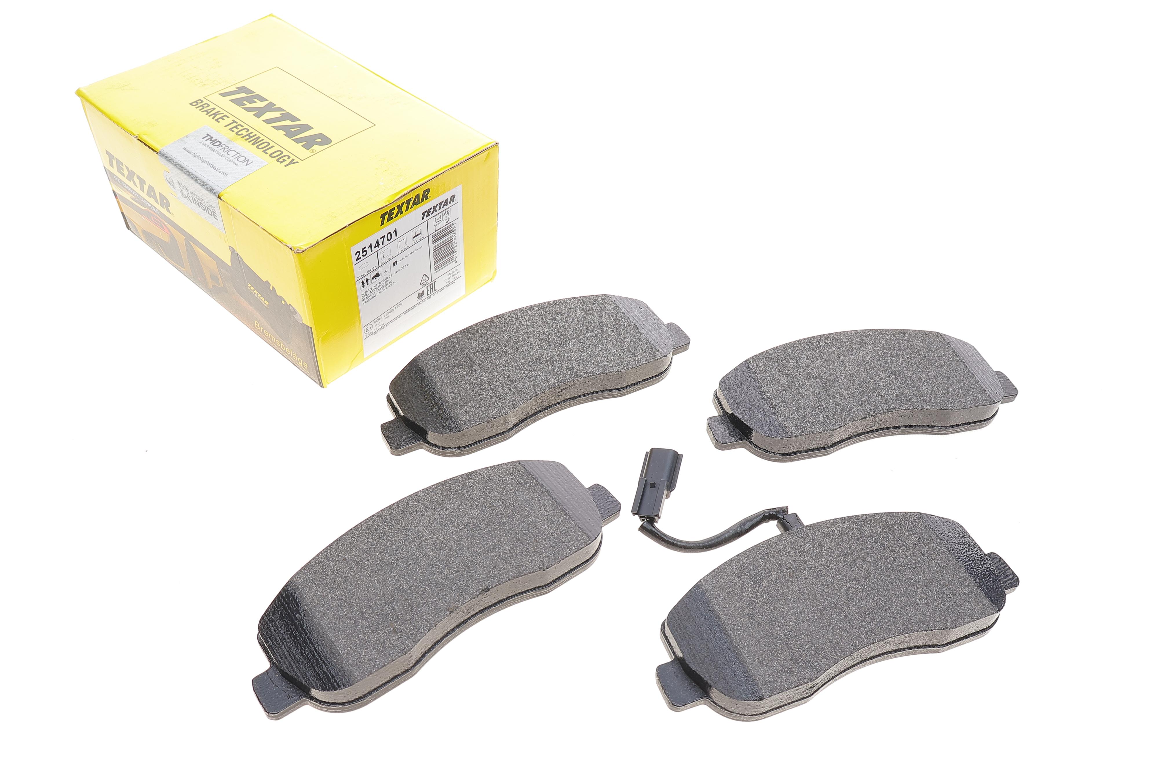 Колодки гальмівні (передні) Renault Master III/Opel Movano B 10- (Brembo) Q+ (з датчиком)