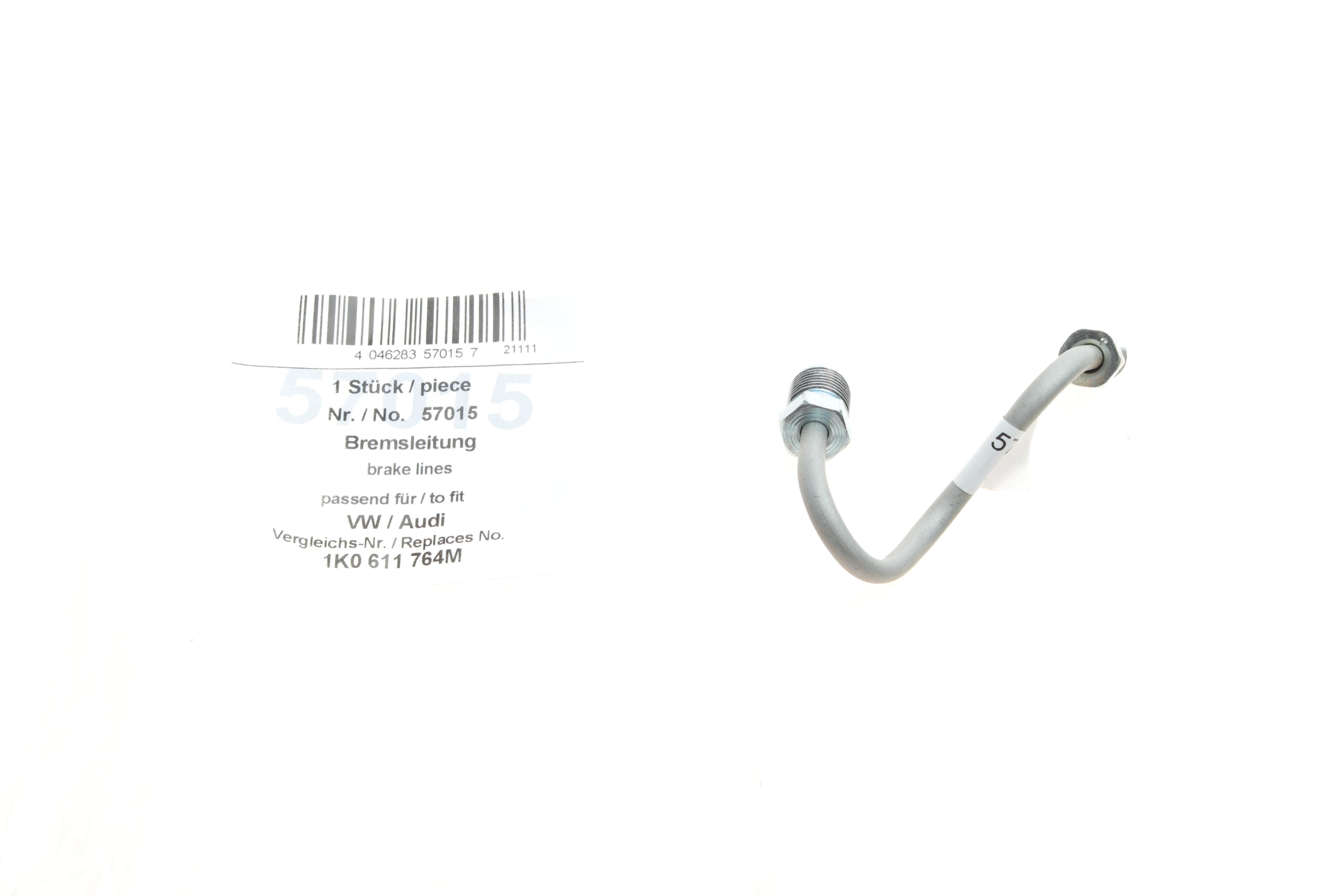 Шланг гальмівний (задній) VW Golf V/VI/Jetta III/IV 04-