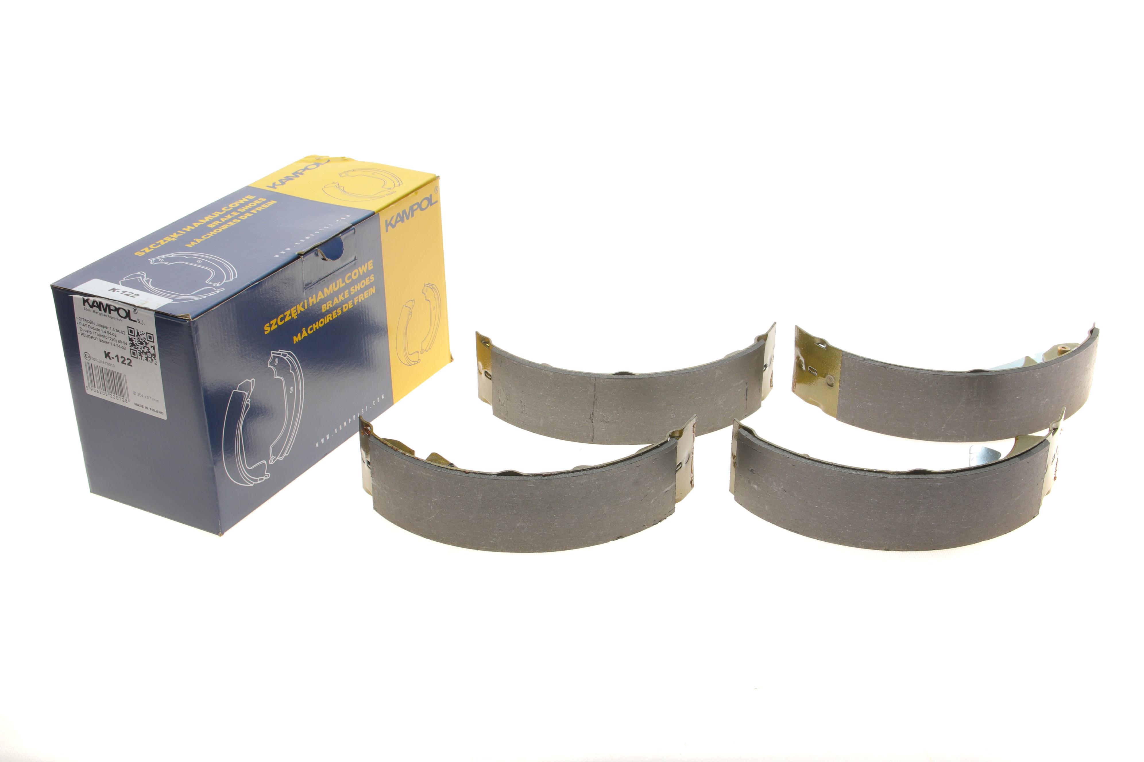 Колодки гальмівні (задні) Fiat Ducato 94-02 (барабанні) (254x57)