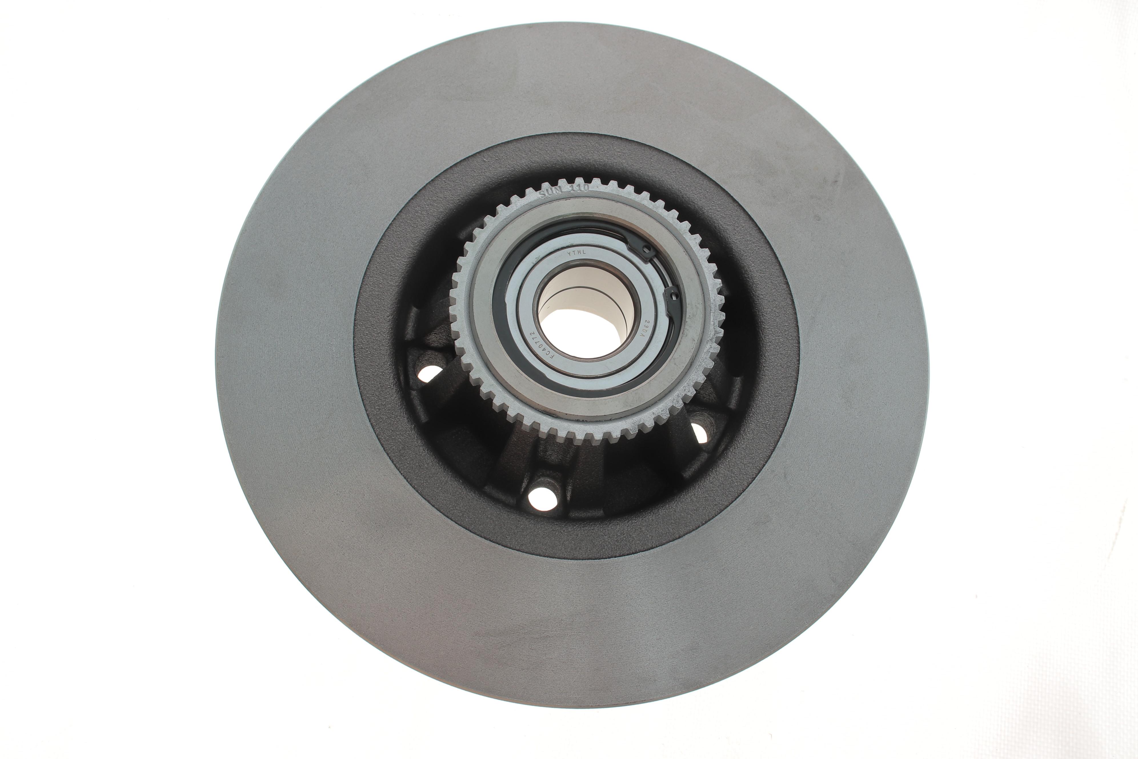 Диск гальмівний (задній) Renault Trafic/Opel Vivaro/Nissan 01- (280х12) (повний) (з підшипником)