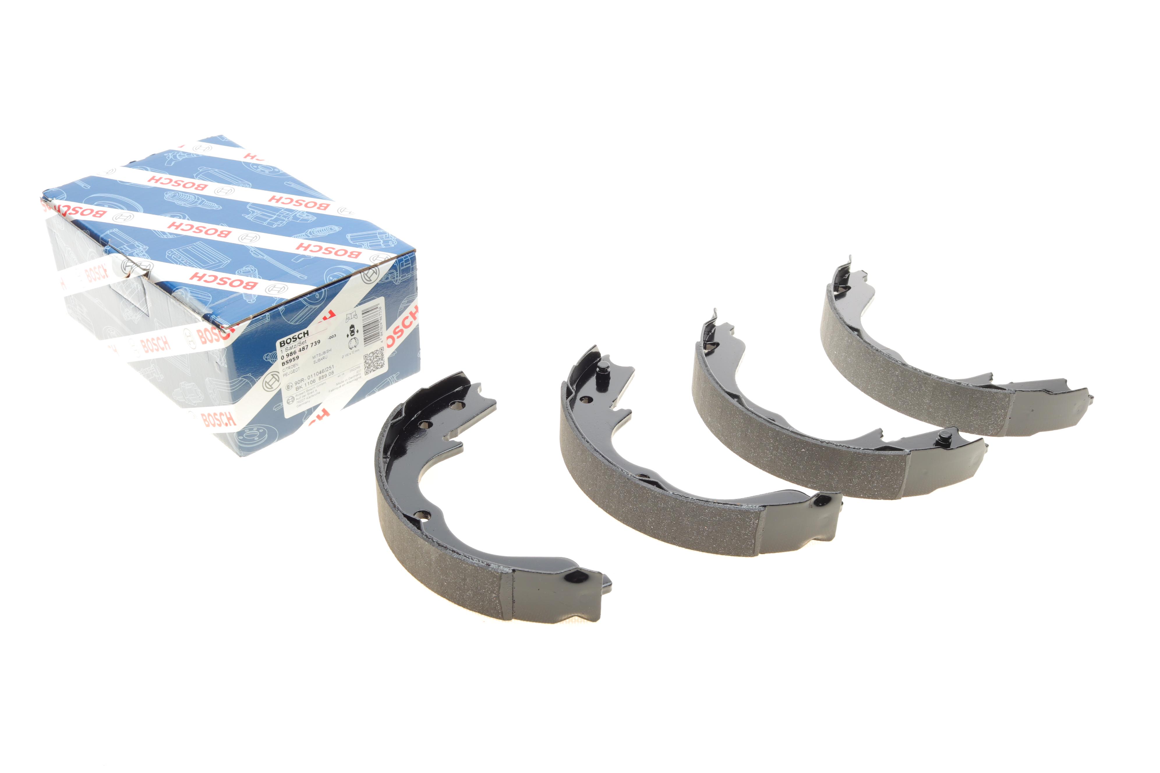 Комплект гальмівних колодок Mitsubishi Grandis 04-/Outlander II/Subaru Forester 08- (190x31.6)