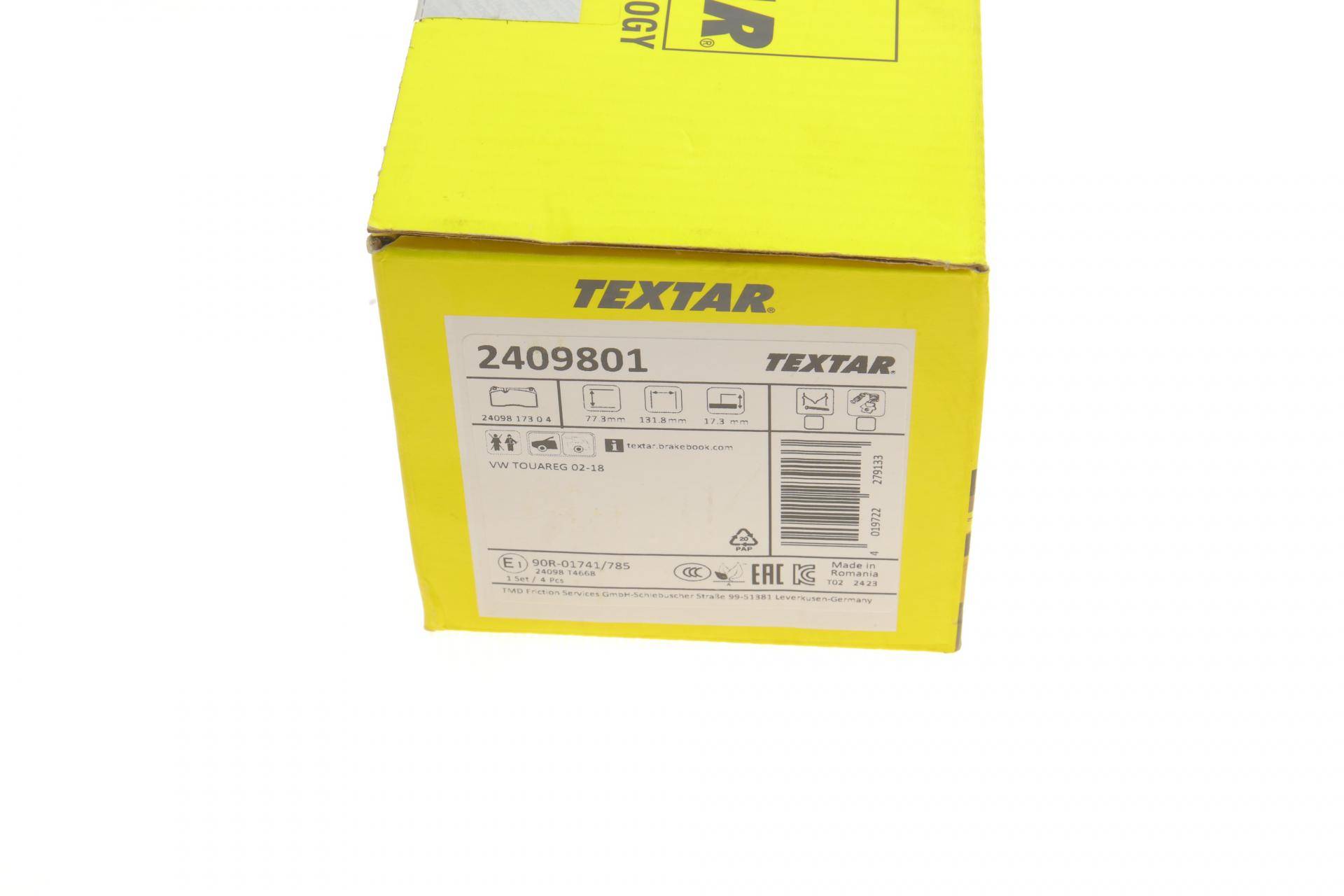 Колодки гальмівні (передні) VW Touareg 02- (Brembo)