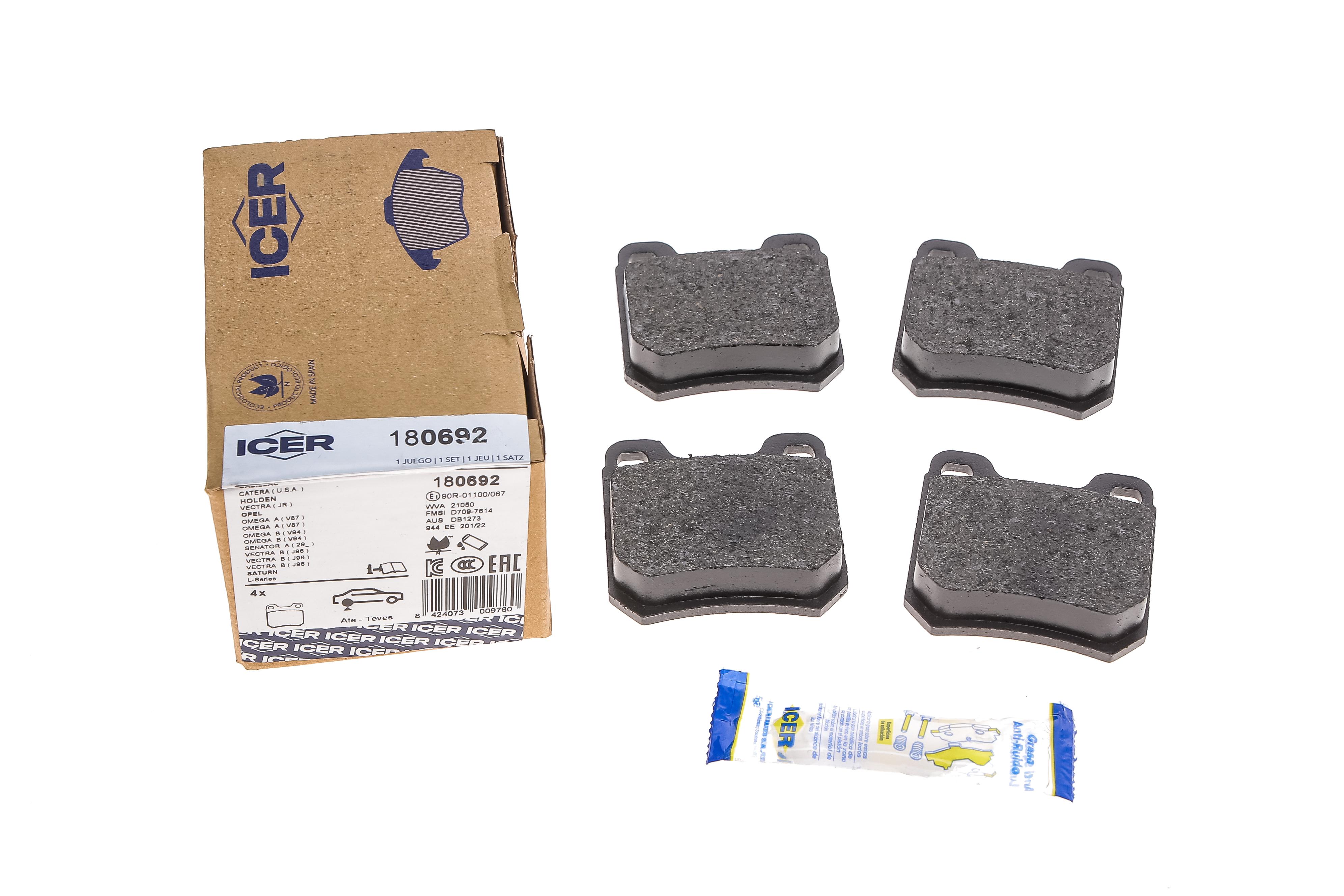 Колодки гальмівні (задні) Opel Omega A/B 86-03/Vectra B 95-03/Senator A/B 84-93