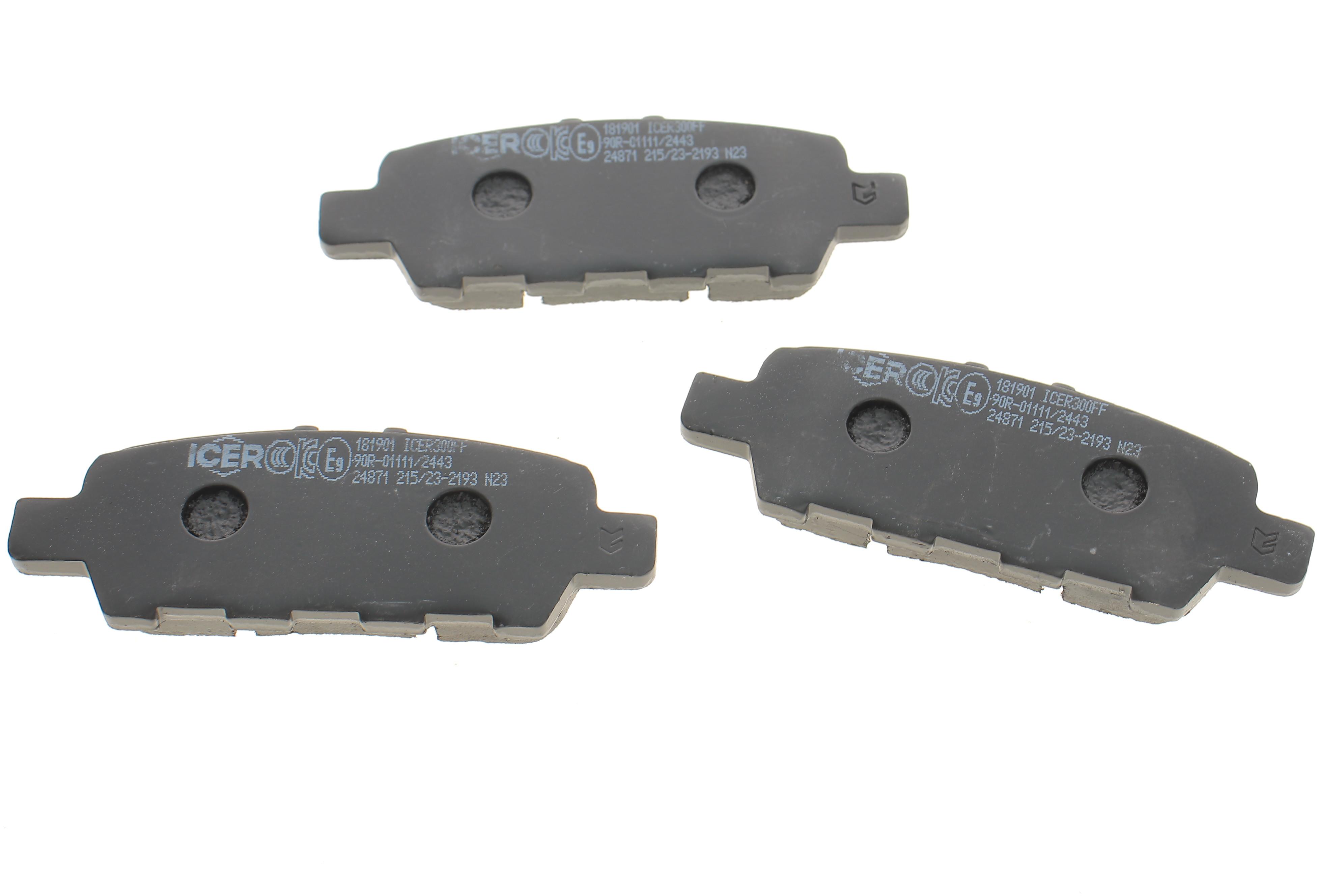 Колодки гальмівні (задні) Nissan Rogue 07-13/Juke/Murano 08-/X-Trail 13-/Suzuki Grand Vitara 05-