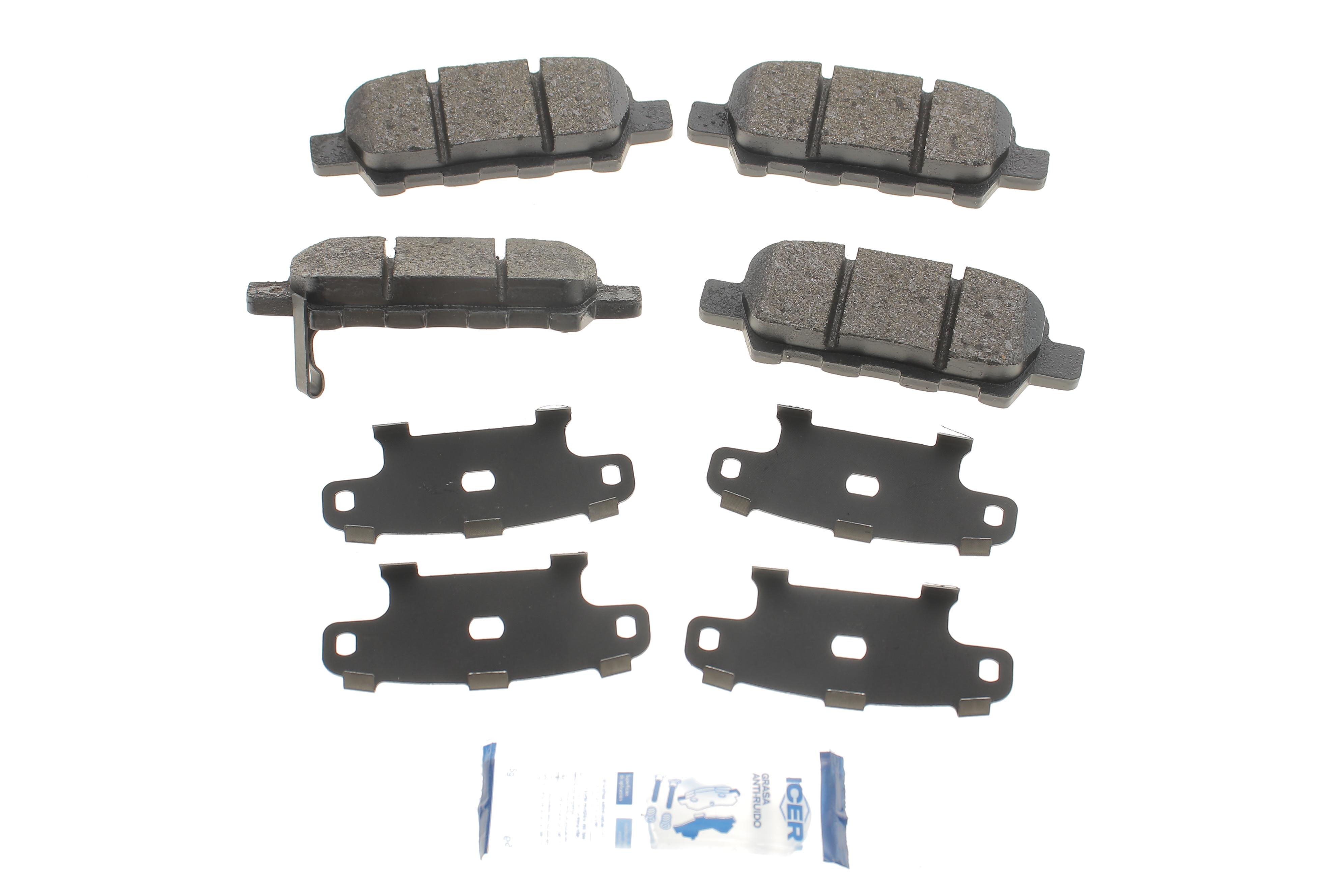Колодки гальмівні (задні) Nissan Rogue 07-13/Juke/Murano 08-/X-Trail 13-/Suzuki Grand Vitara 05-