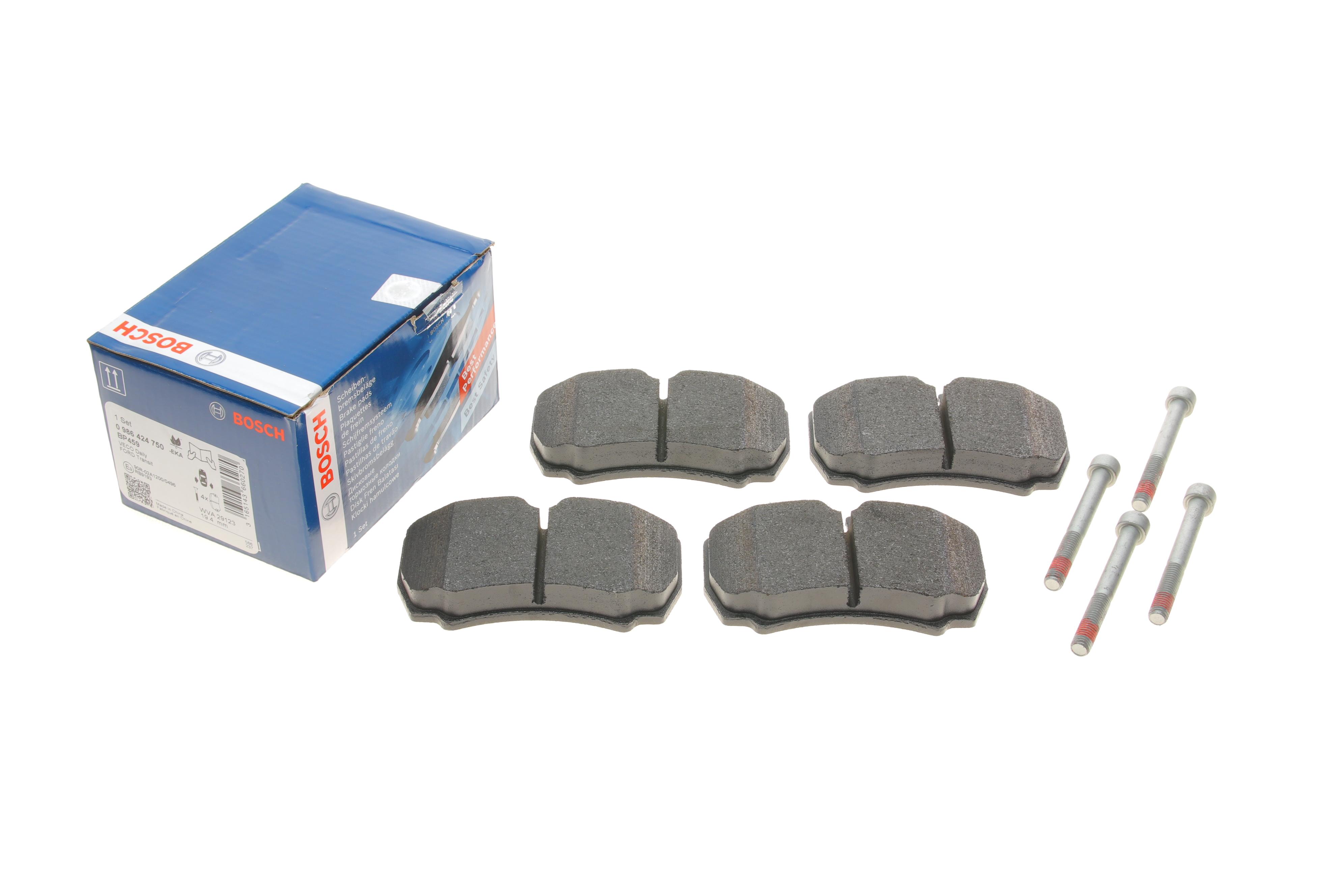 Колодки гальмівні (задні) Iveco Daily III-VI 99- (Brembo)