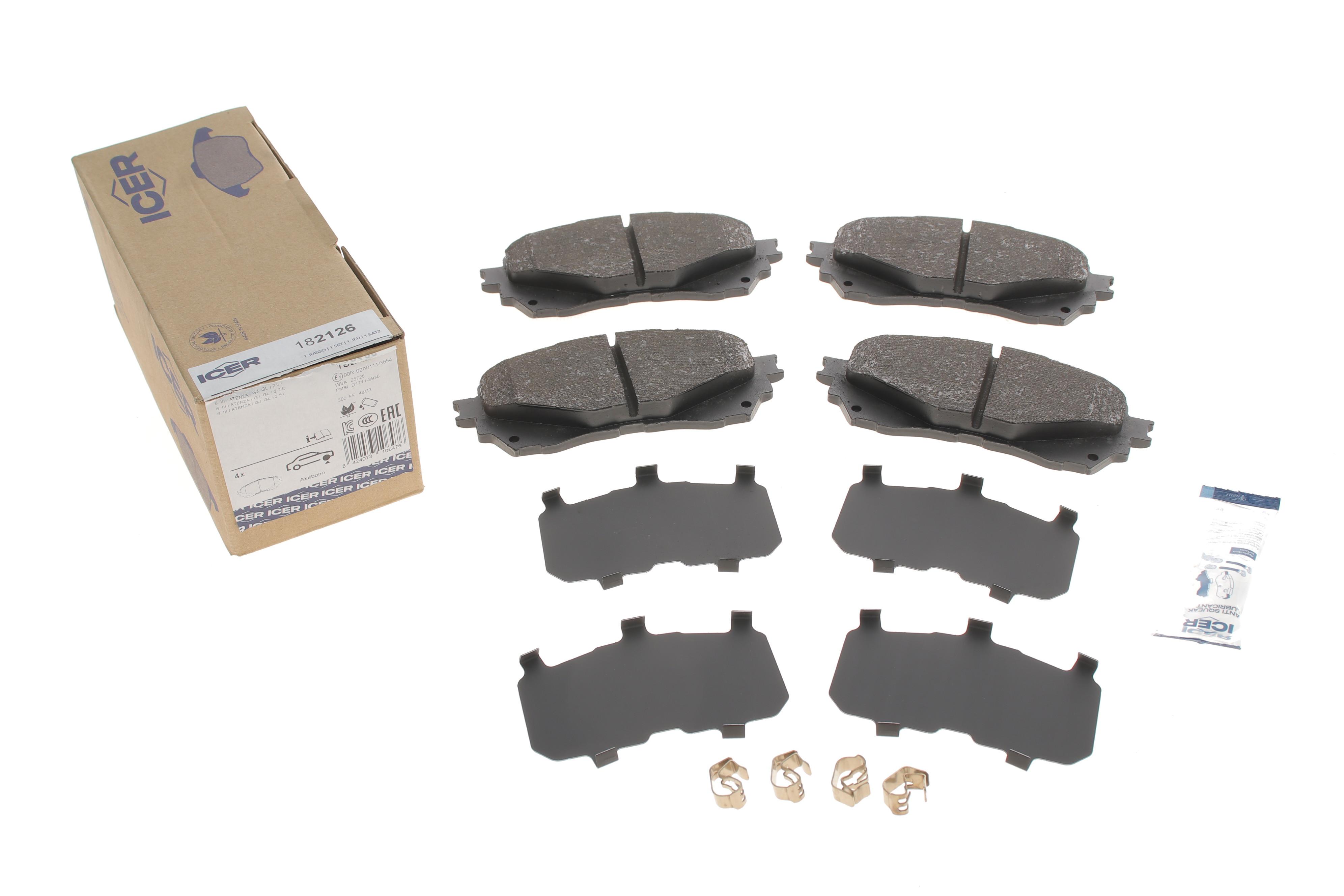 Колодки гальмівні (передні) Mazda 6 12-