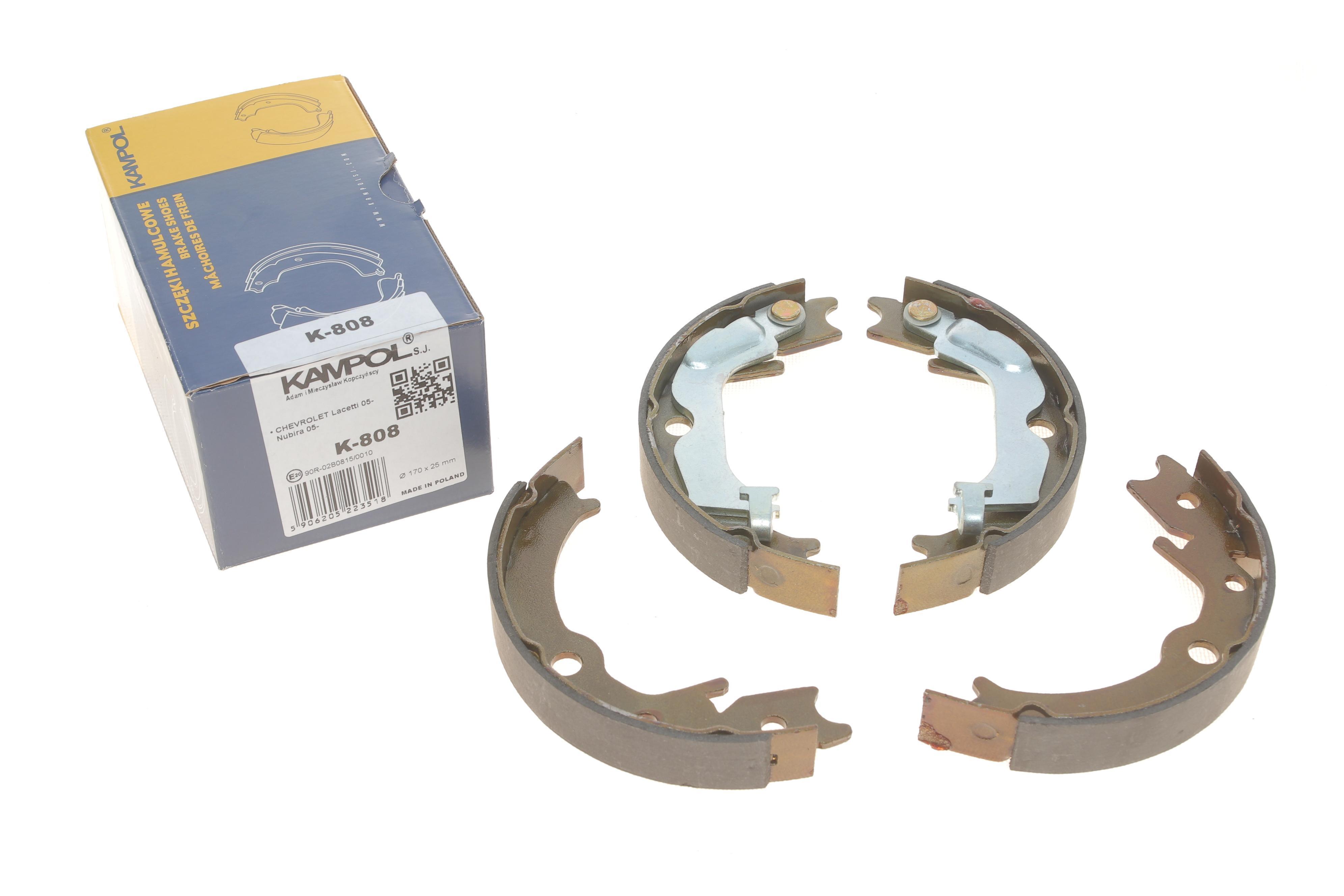 Колодки ручника Chevrolet Epica/Lacetti 05- (170x25)