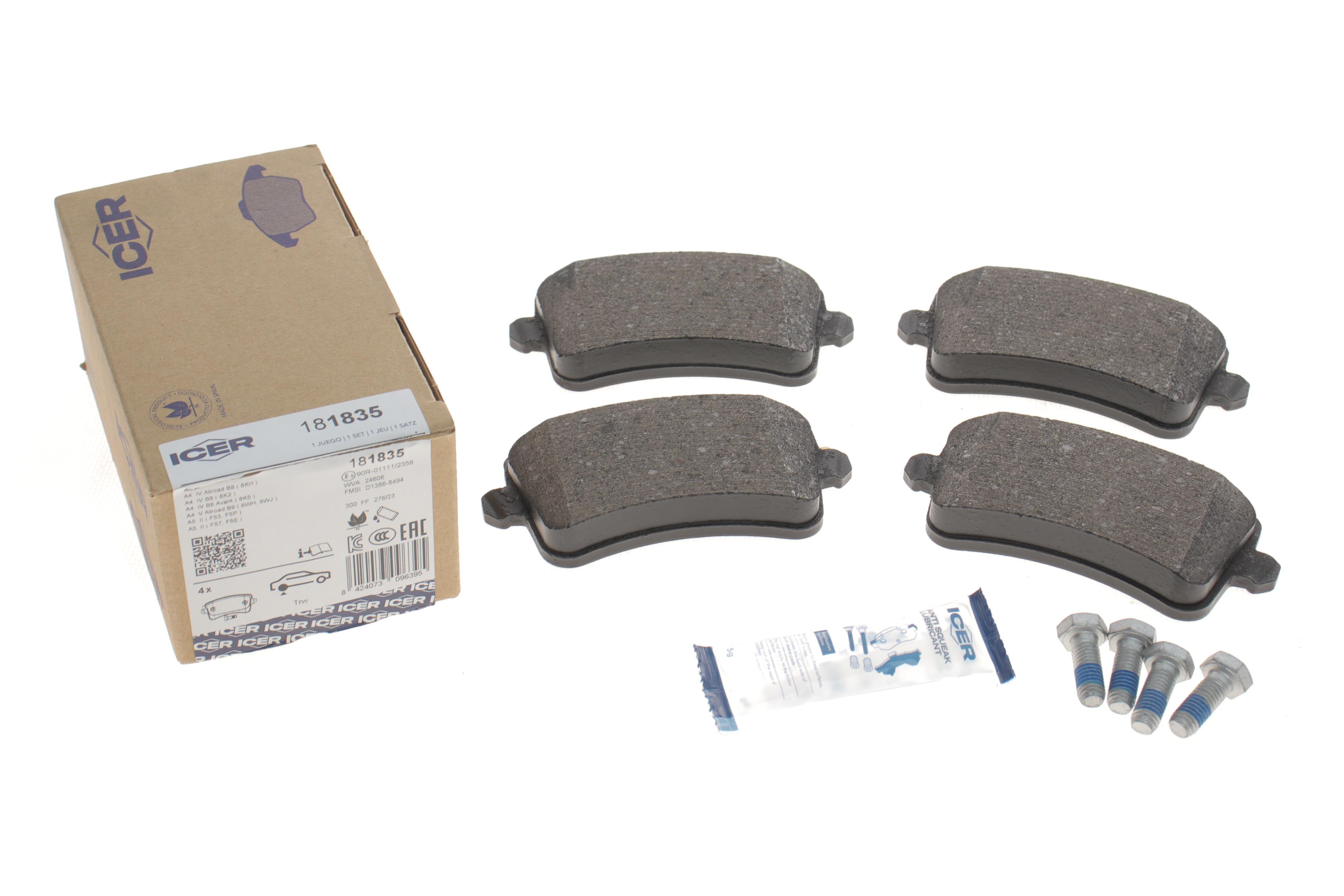 Колодки гальмівні (задні) Audi A4/A5/Q5 07-