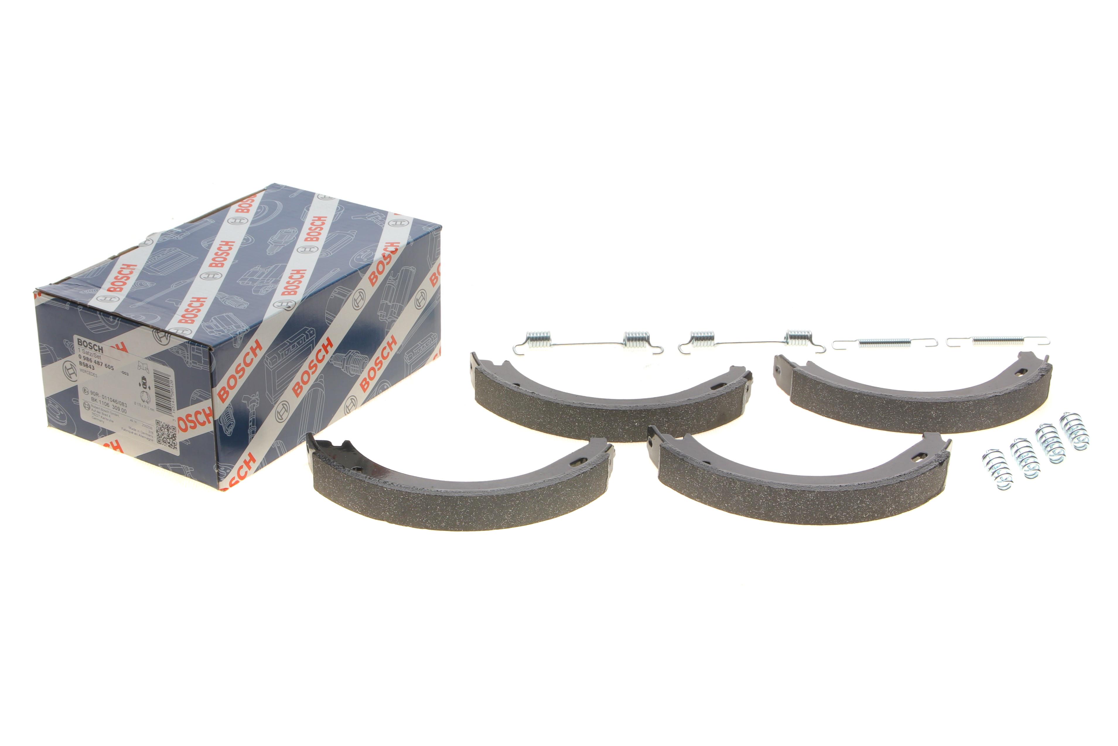 Колодки ручника MB Vito (W638) 96-03 (178x20) (з пружинками)