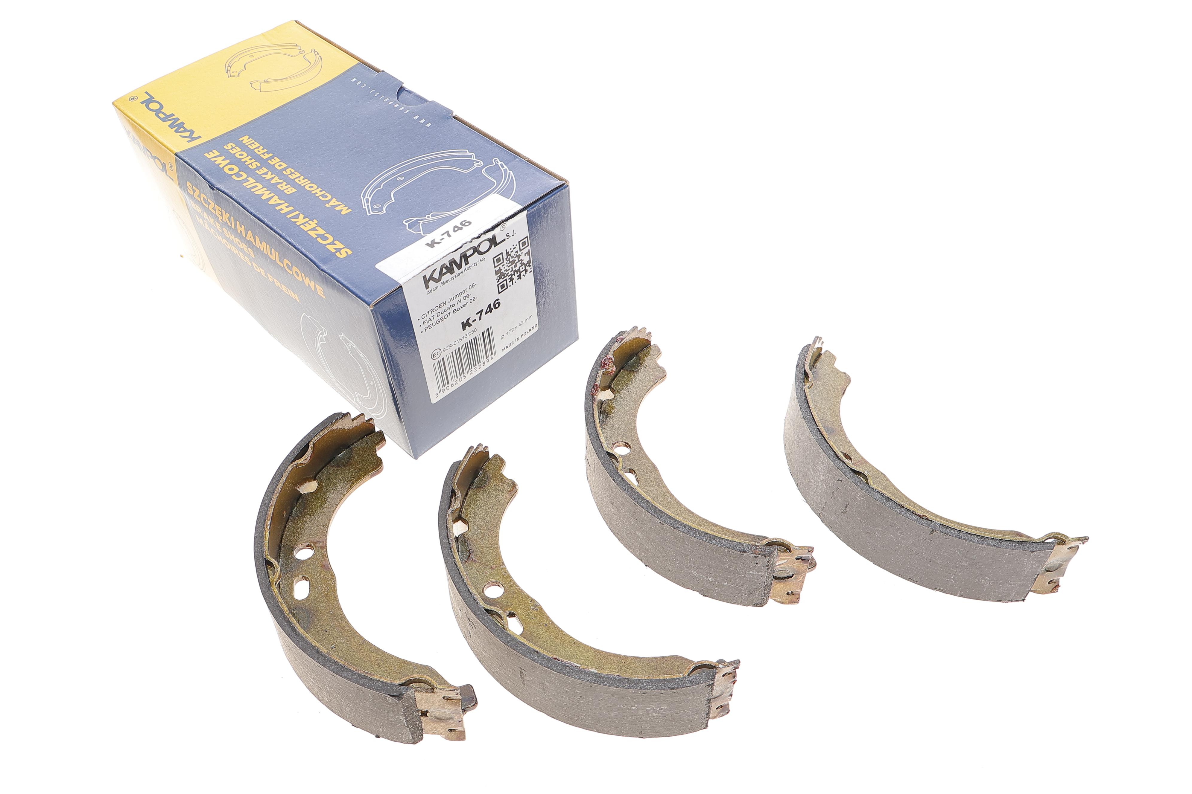 Колодки ручника Fiat Ducato/Peugeot Boxer 06- (172x42)