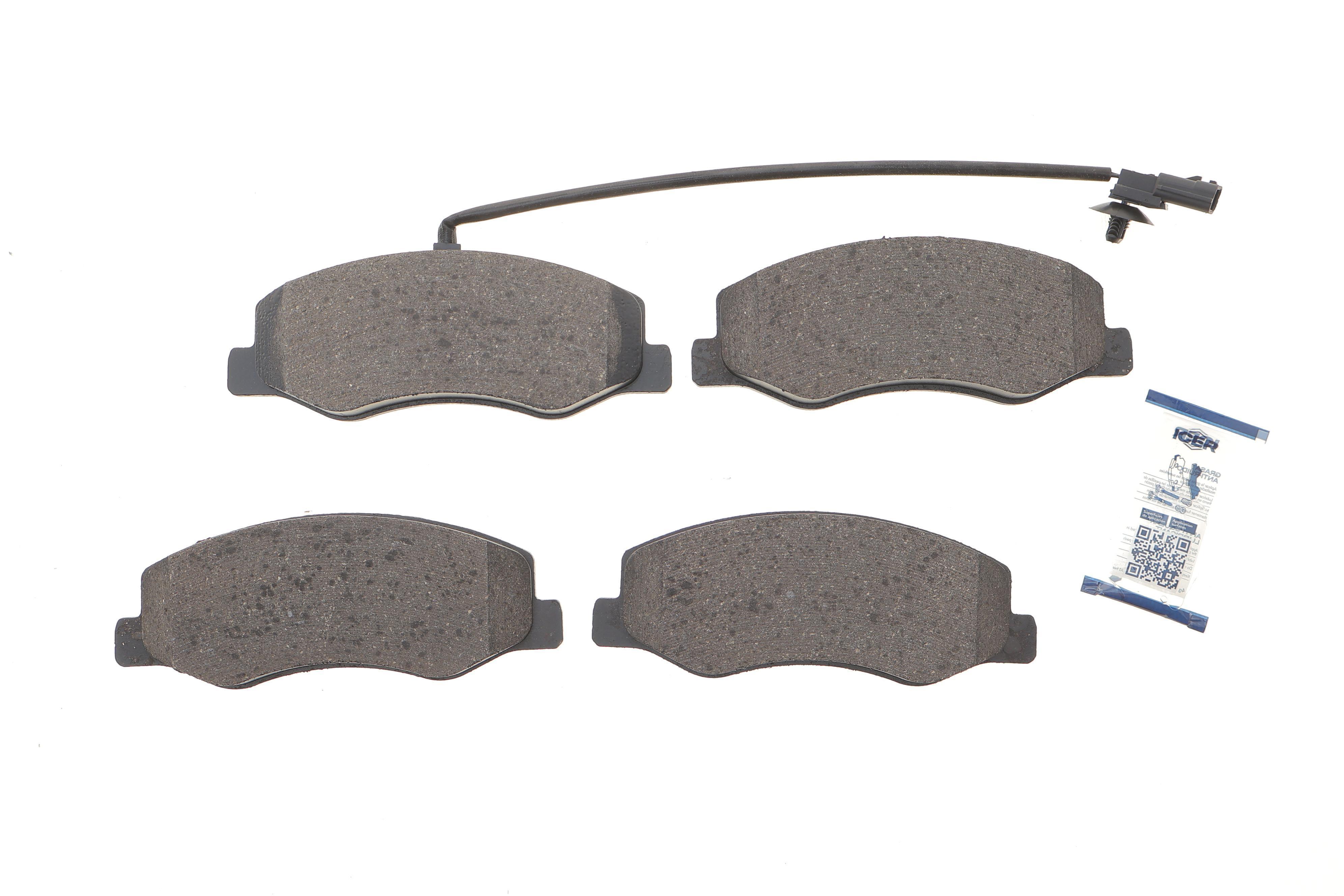 Колодки гальмівні (задні) Renault Master III/Opel Movano B/Nissan NV400 10- (+датчик)(спарка)