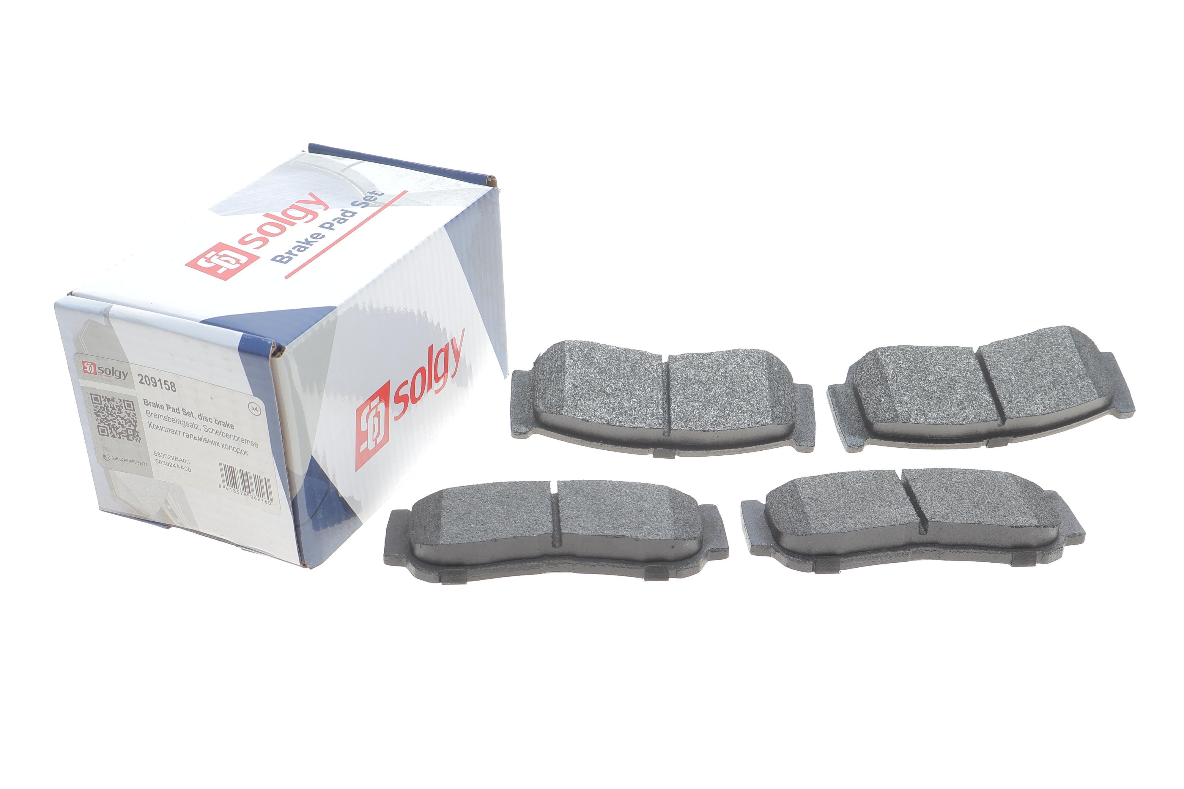 Колодки гальмівні (задні) Hyundai H-1 97-07/Santa Fe 05-15