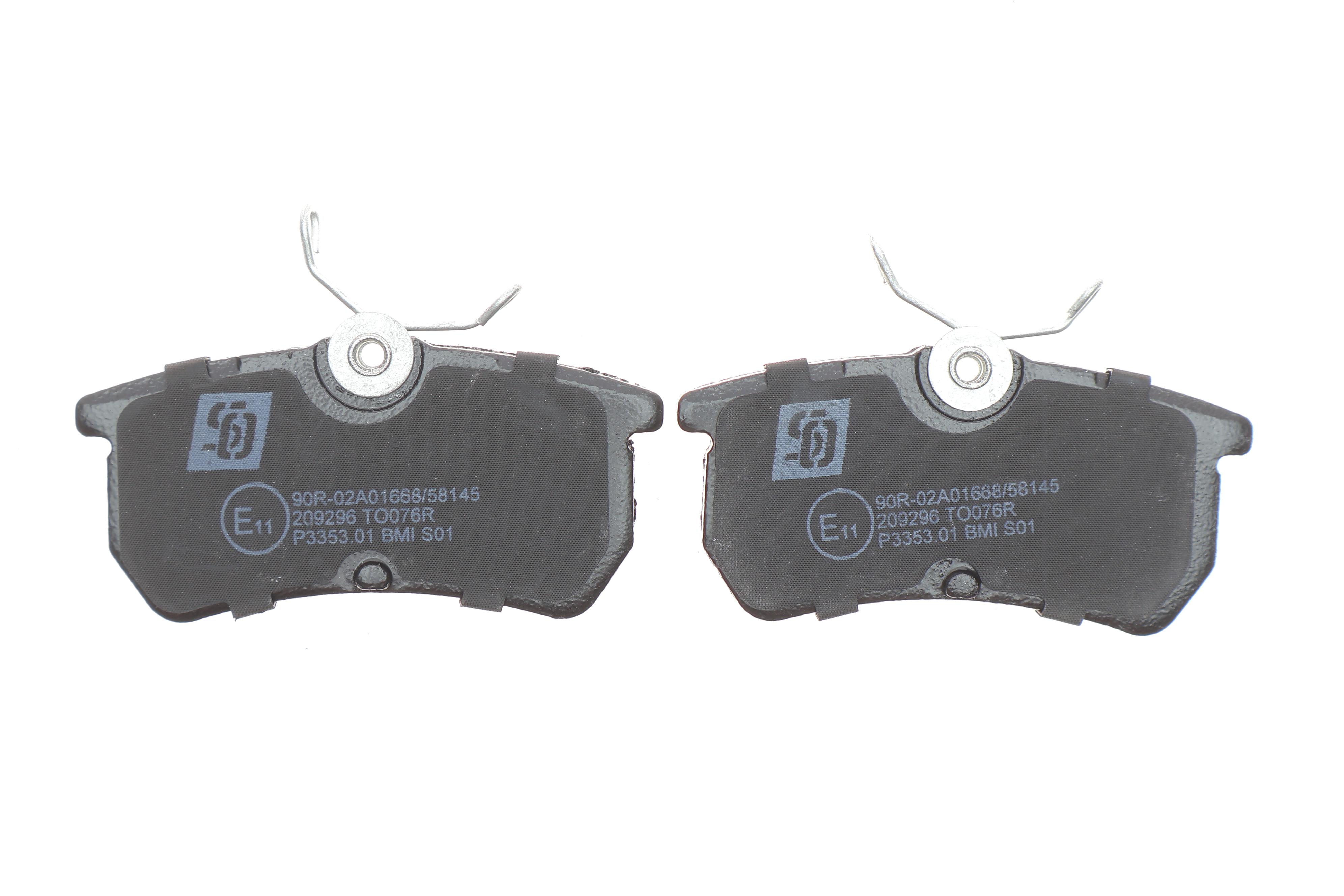 Колодки гальмівні (задні) Ford Focus 98-05/Fiesta V/VI 05-