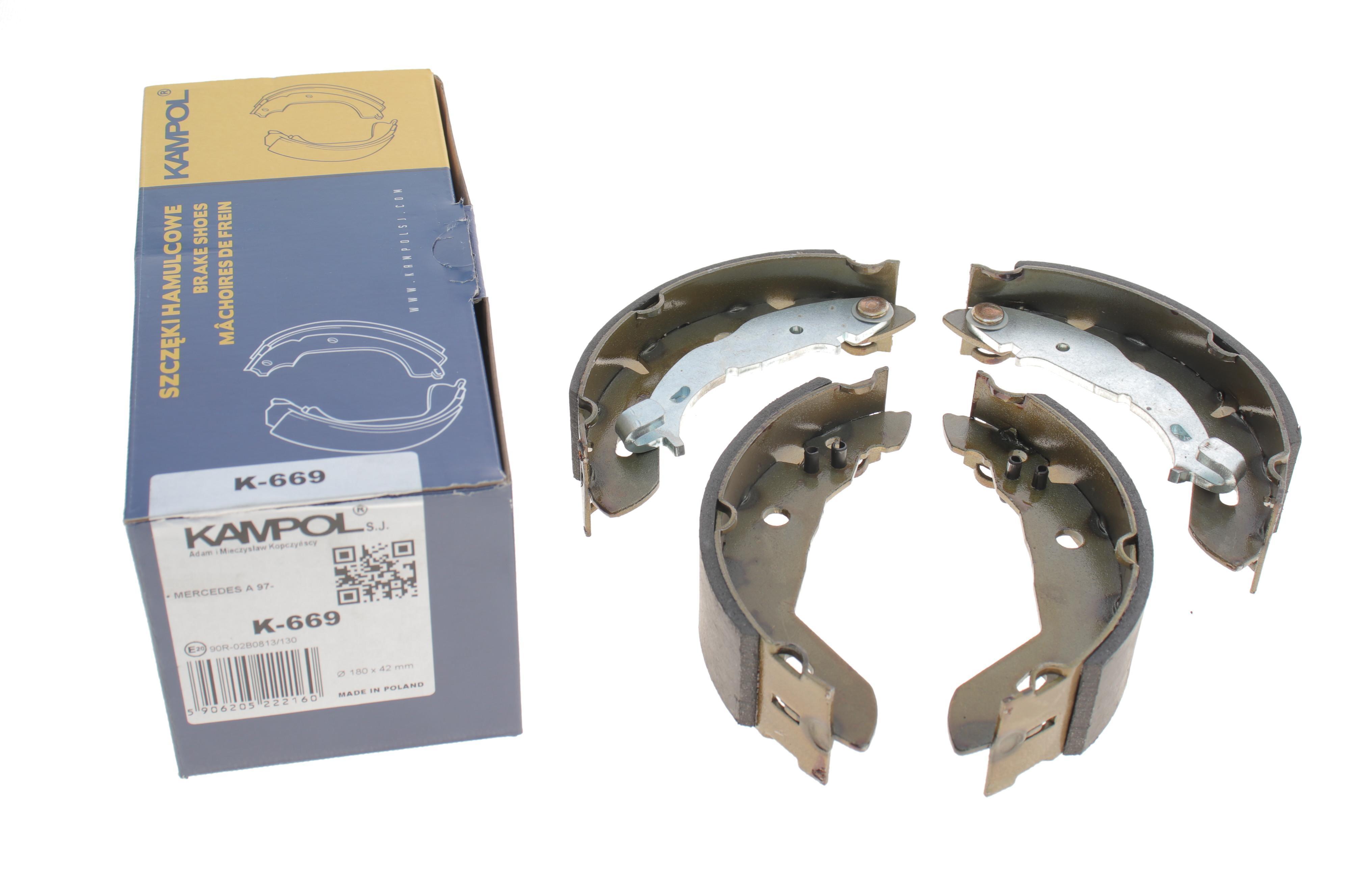 Колодки гальмівні (задні) MB (W168) 97-04 (барабанні) (180x42)