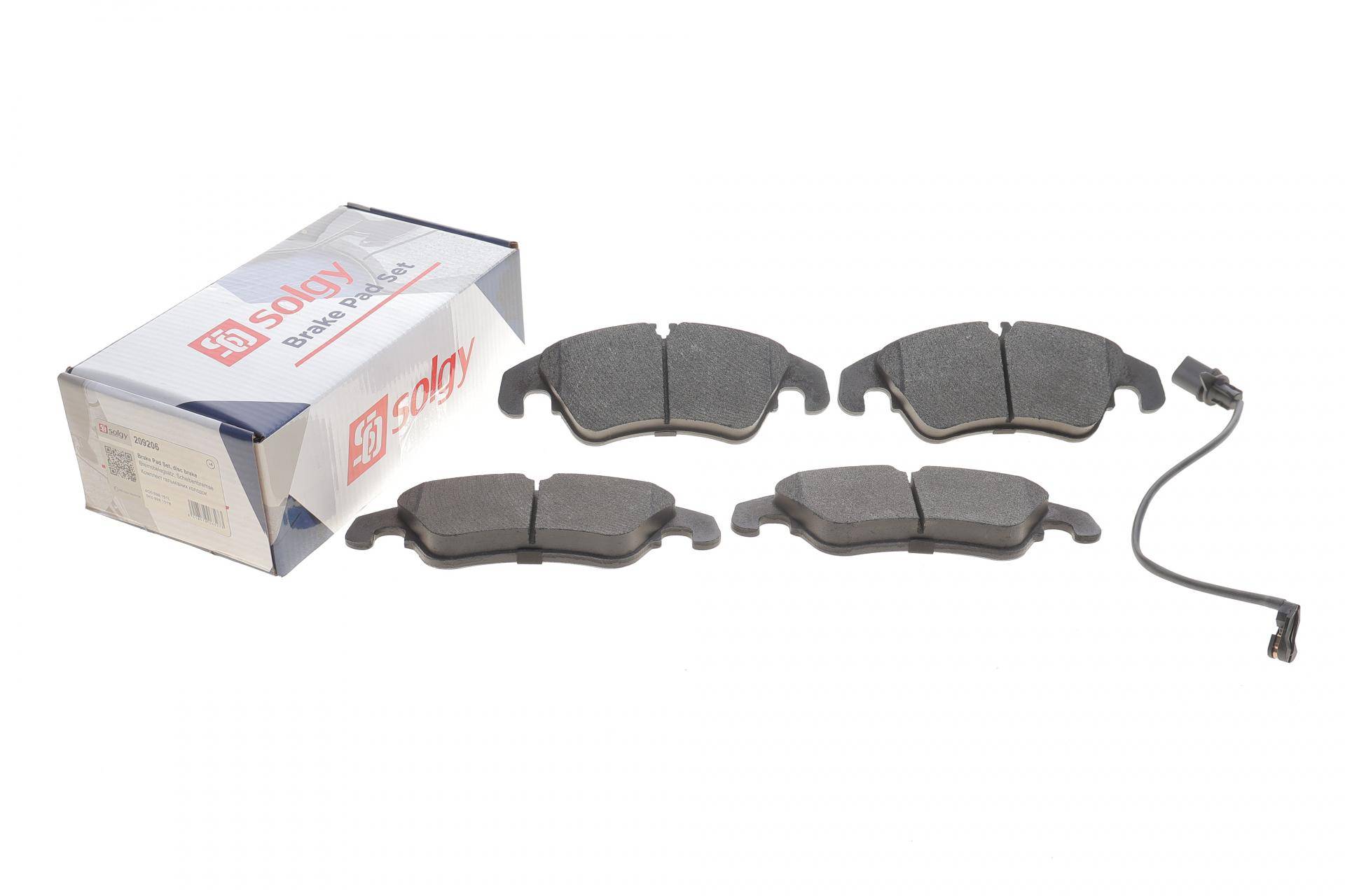 Колодки гальмівні (передні) Audi A4/A5/Q5 07- (з датчиком)