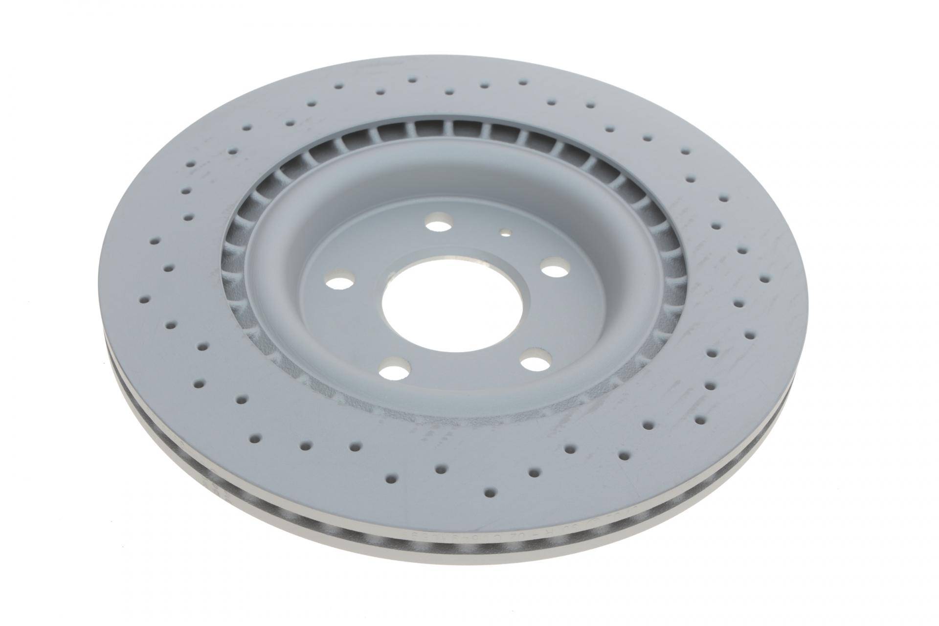 Диск гальмівний (задній) Audi A6/A7 Sportback 10- (330x22) (з покриттям) (з отвором) (вент.)