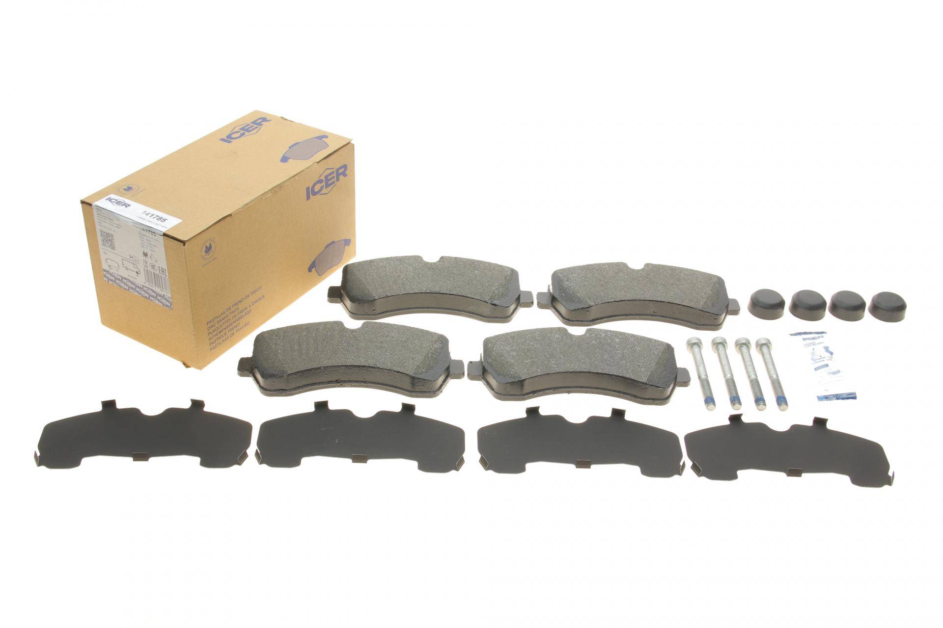 Колодки гальмівні (передні) MB Sprinter (906,907,910) 210-519CDI/VW Crafter 30-35/30-50 06-(спарка)